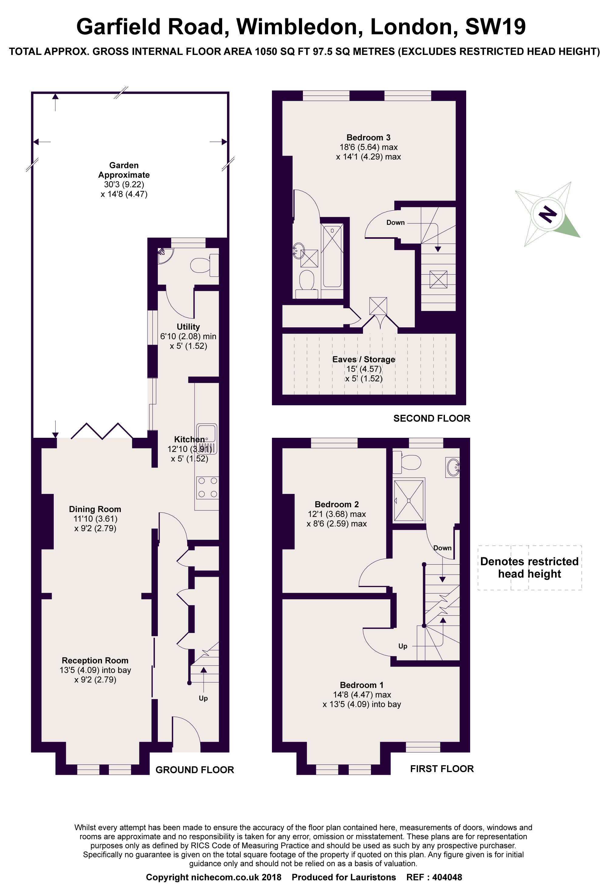 3 Bedrooms  for sale in Garfield Road, Wimbledon SW19