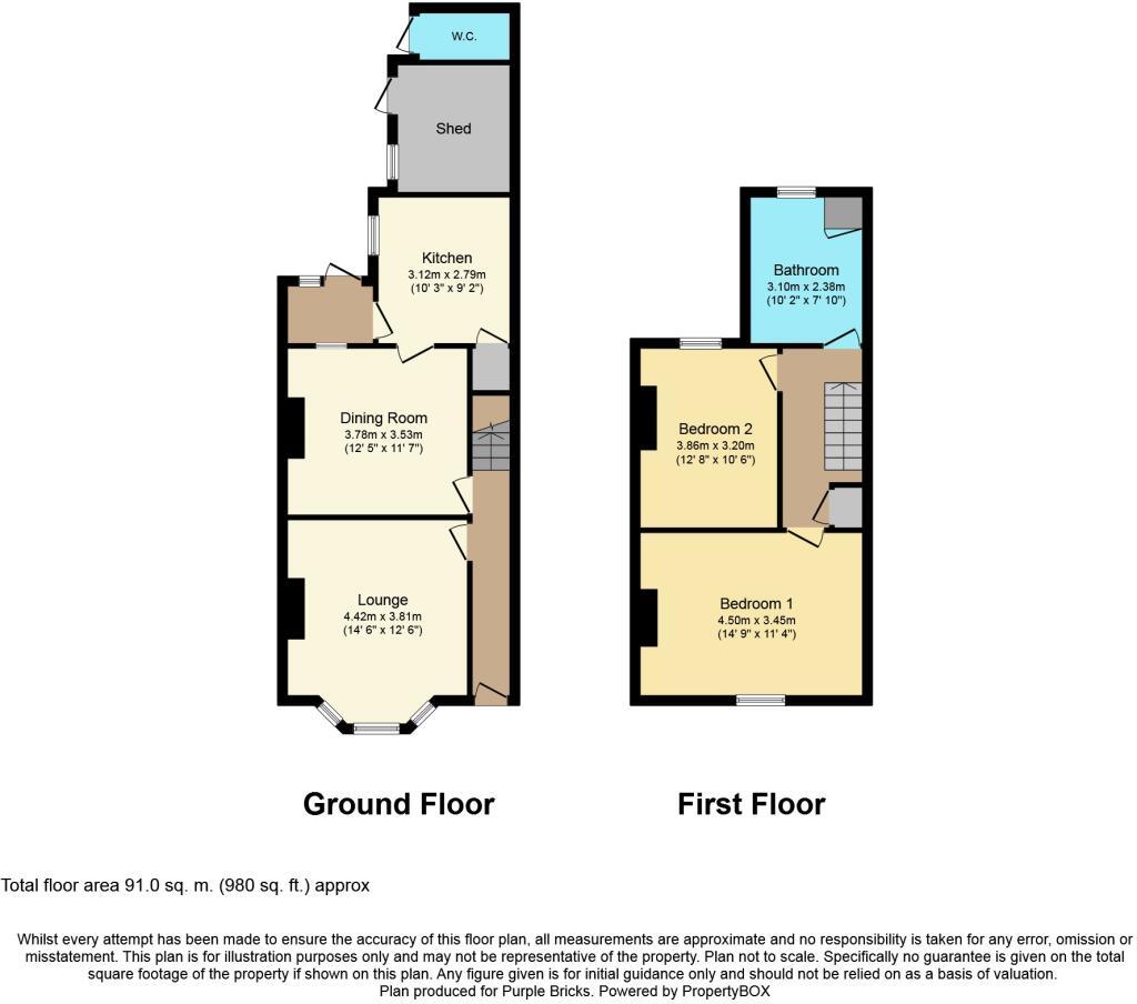 12, Terrace Road, Sittingbourne floorplan