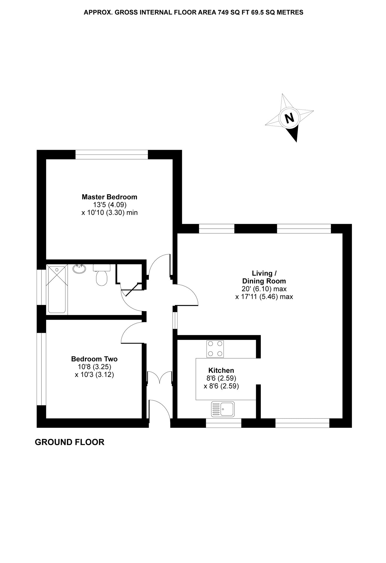 2 Bedrooms Flat for sale in Southlake Court, Woodley, Reading, Berkshire RG5