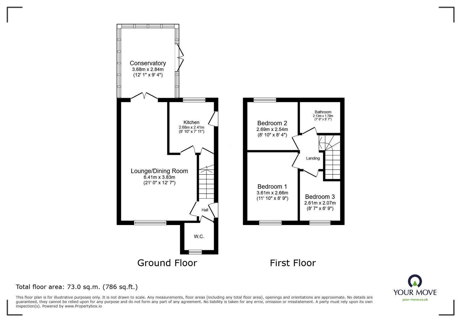 2, Park View, Swadlincote floorplan