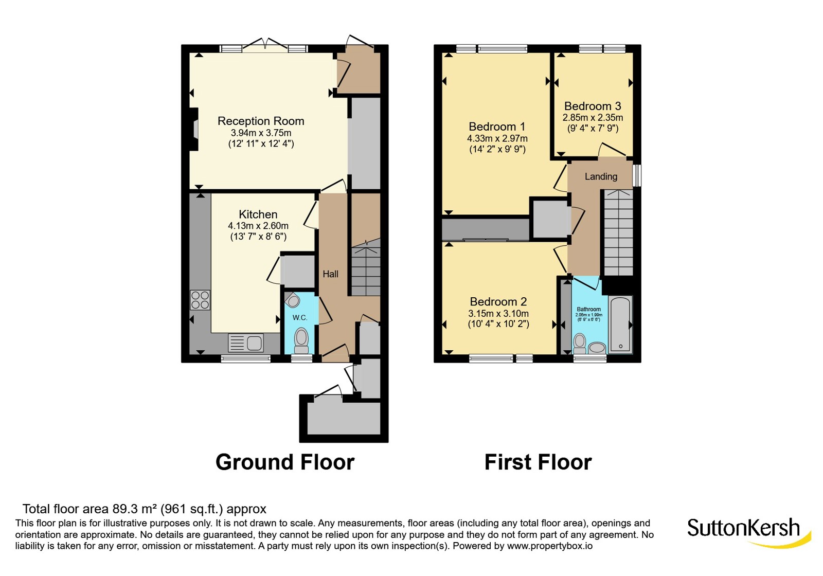 8, Kelby Close, Merseyside floorplan