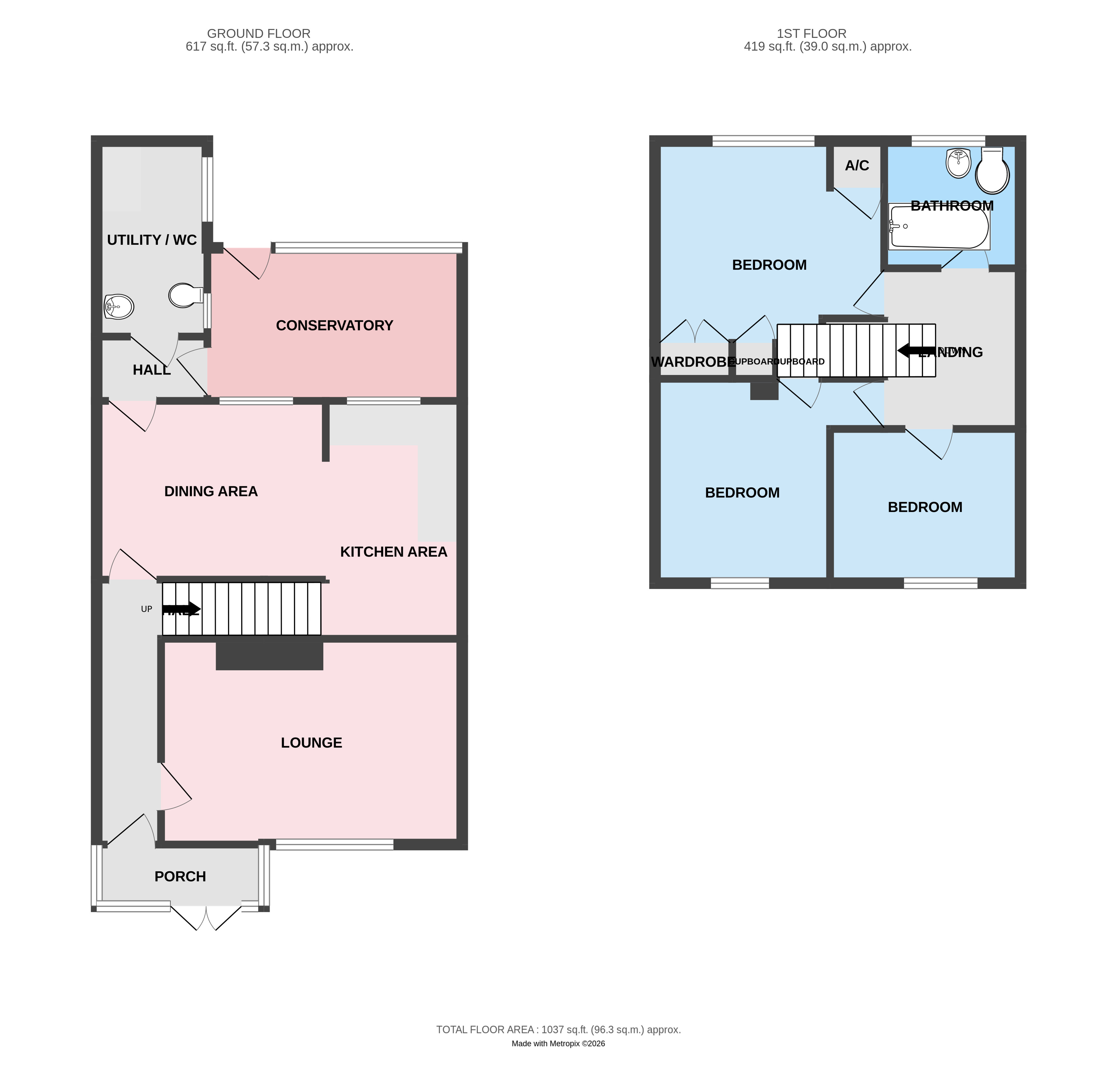 181, Ash Lea Drive, Telford floorplan