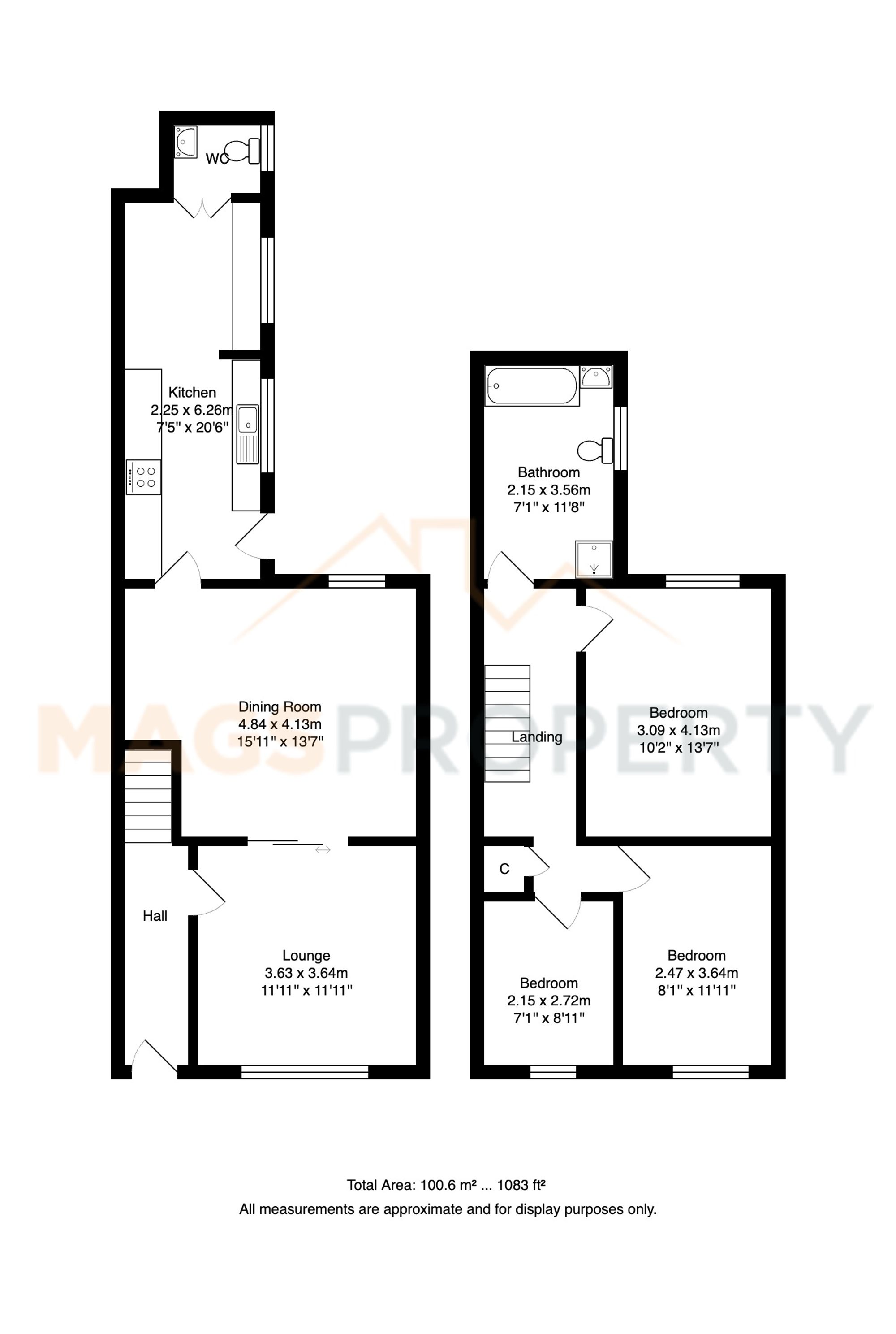 25 Harvey Lane, Warrington floorplan