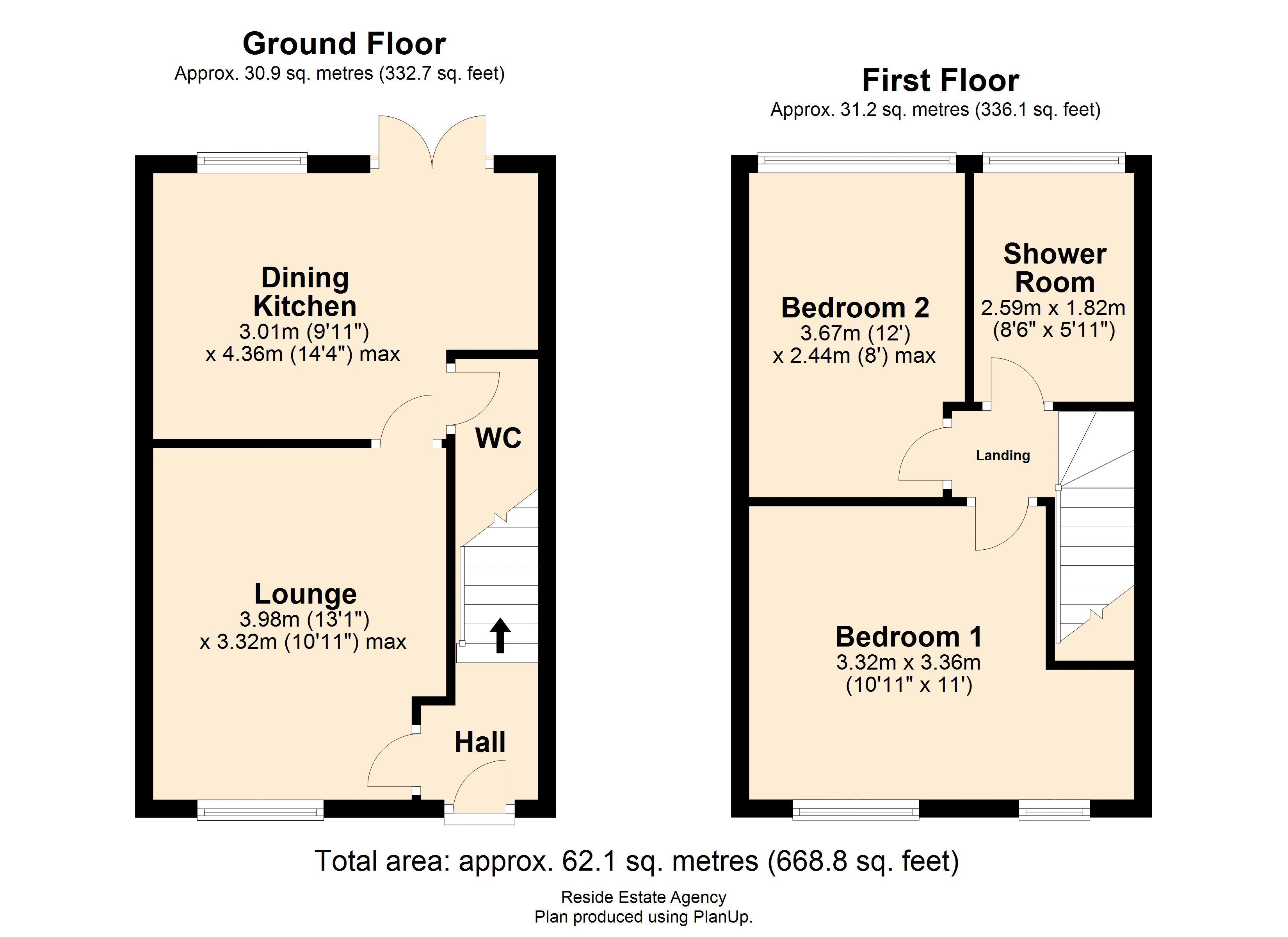 Baildon Road, Passmonds, Rochdale OL12, 2 bedroom town house for sale