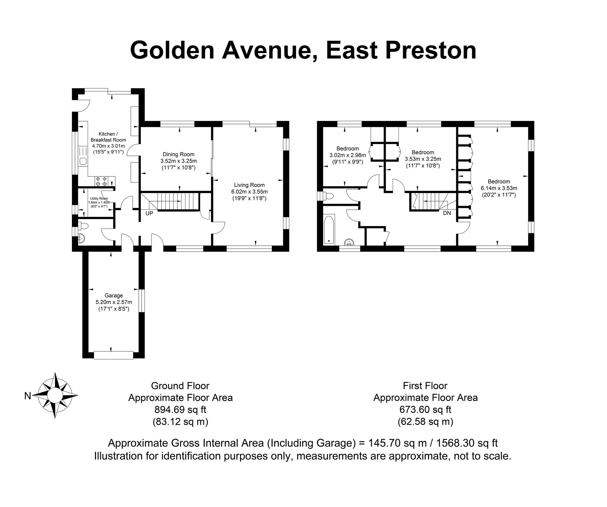 59 Golden Avenue, Littlehampton floorplan
