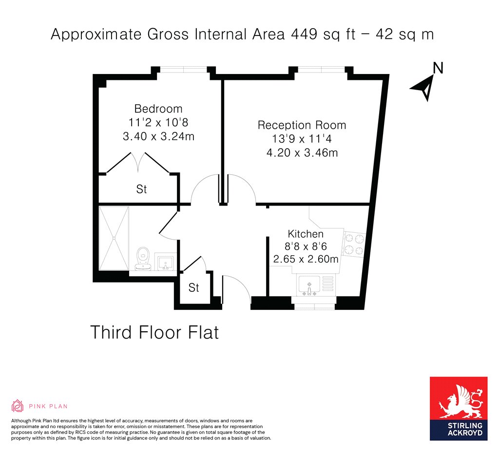 Flat 8, Paternoster House, 34, Brushfield Street, London floorplan