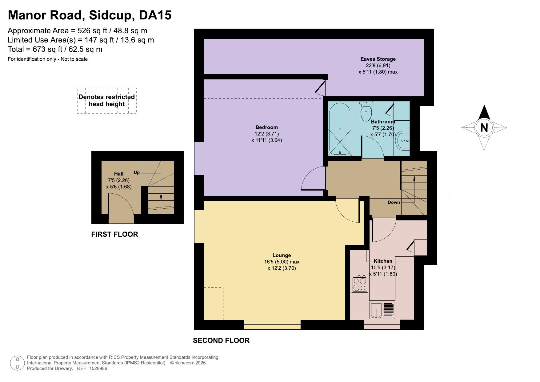Flat 4, 2, Manor Road, Sidcup floorplan