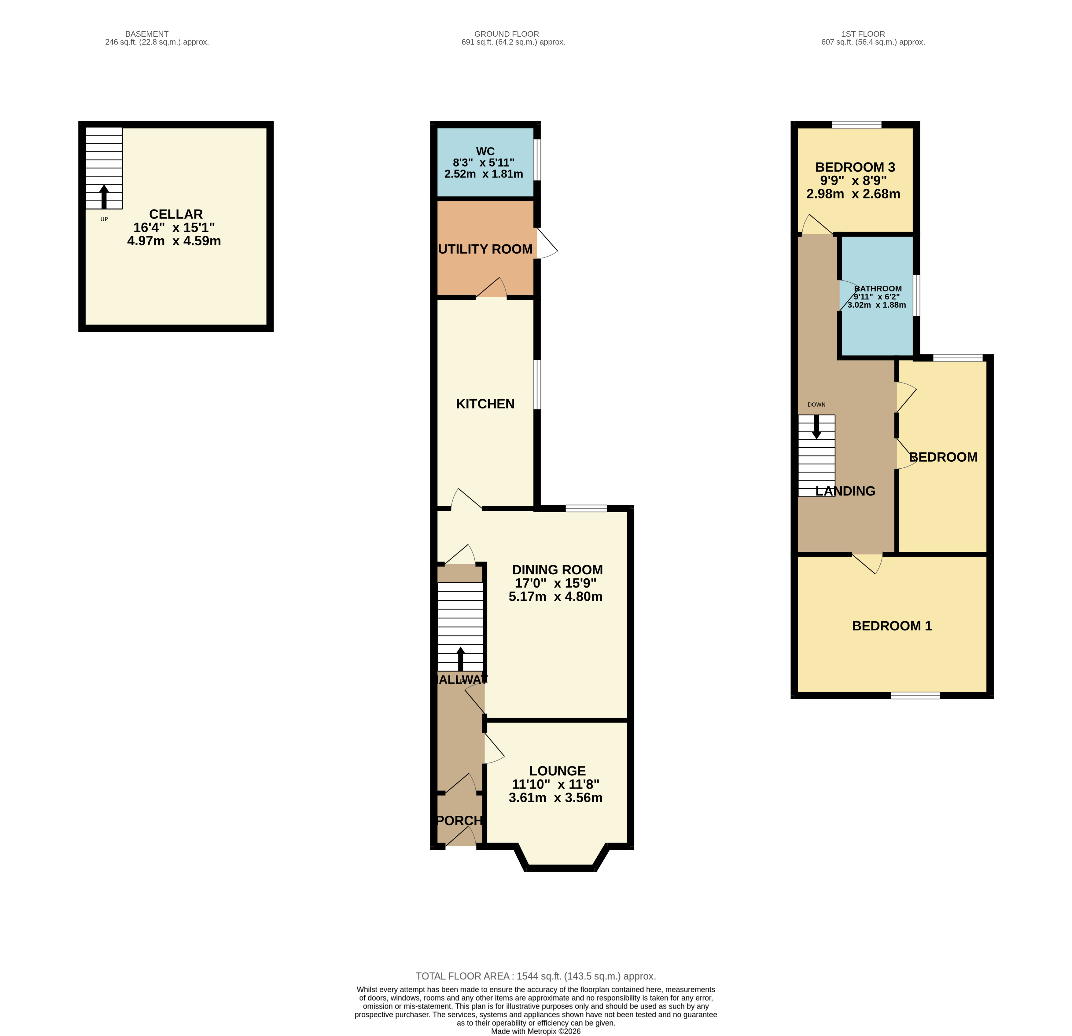 45, Chorley New Road, Bolton floorplan