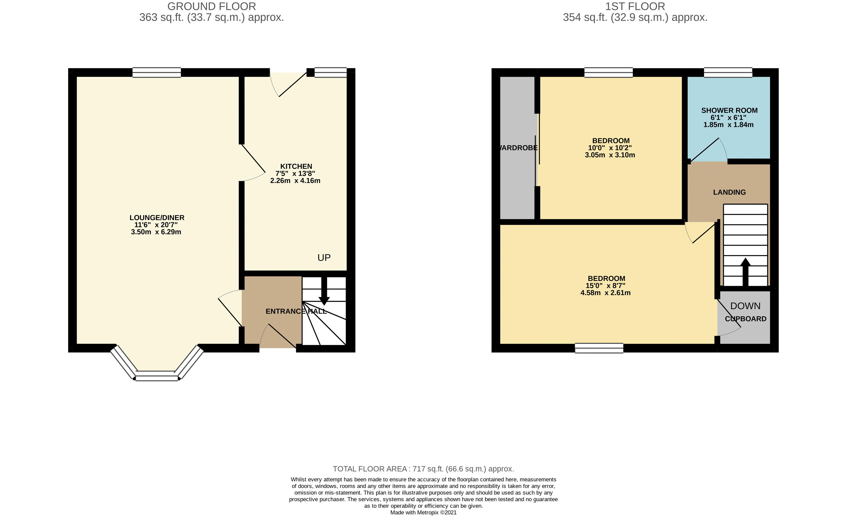 Hazeldean Crescent, Wishaw ML2, 2 bedroom end terrace house for sale