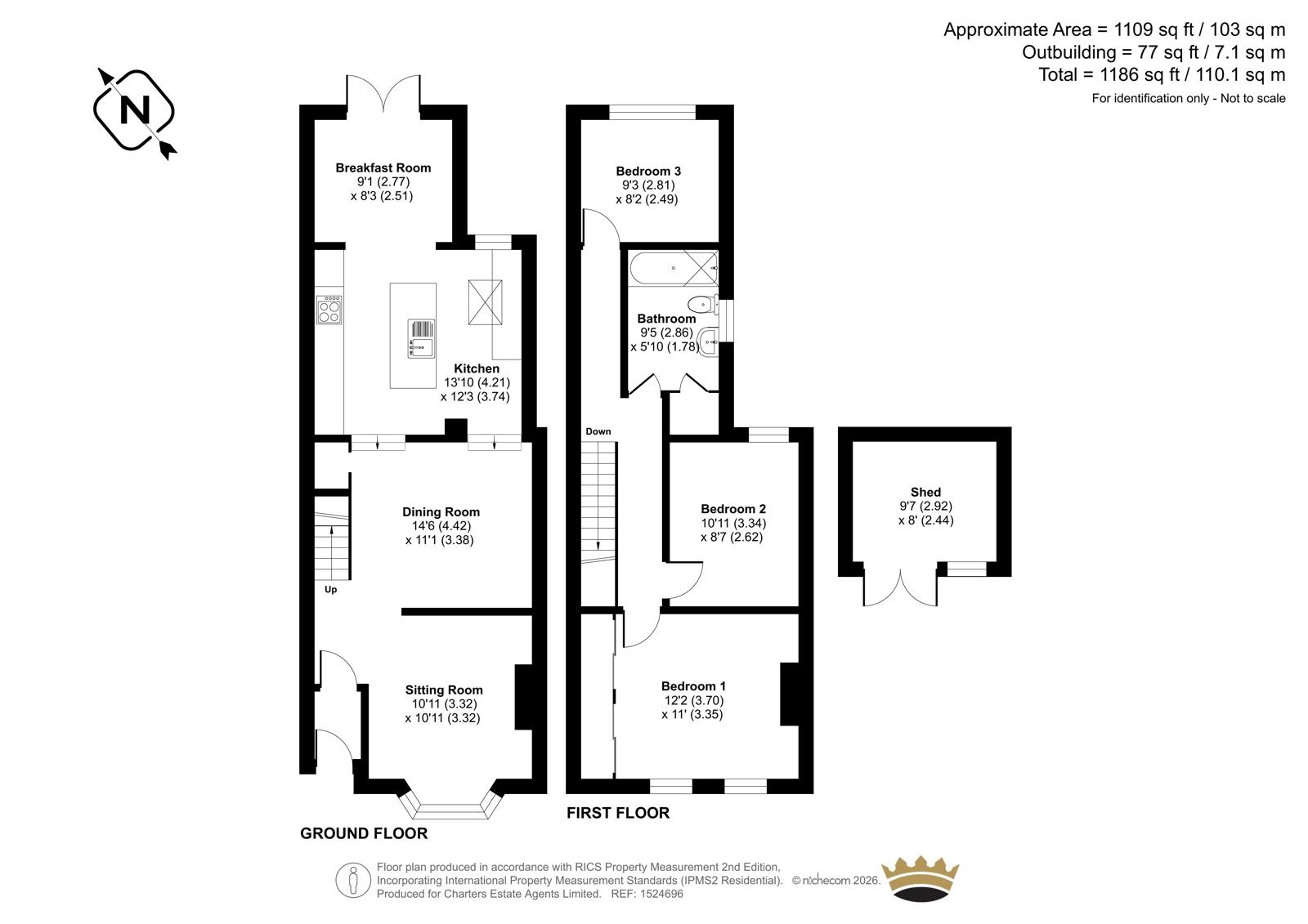 65, Ludlow Road, Southampton floorplan