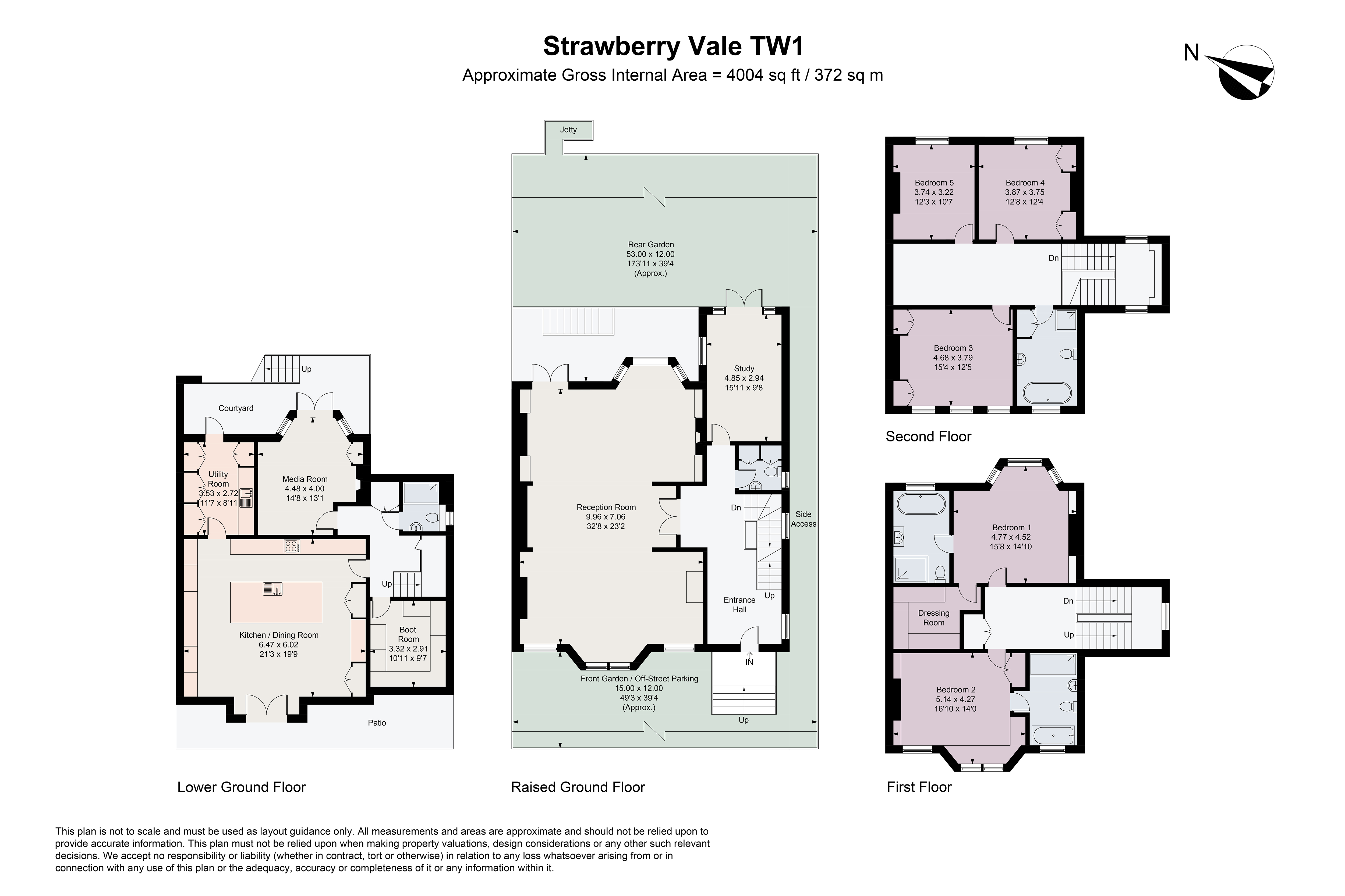 99, Strawberry Vale, Twickenham floorplan