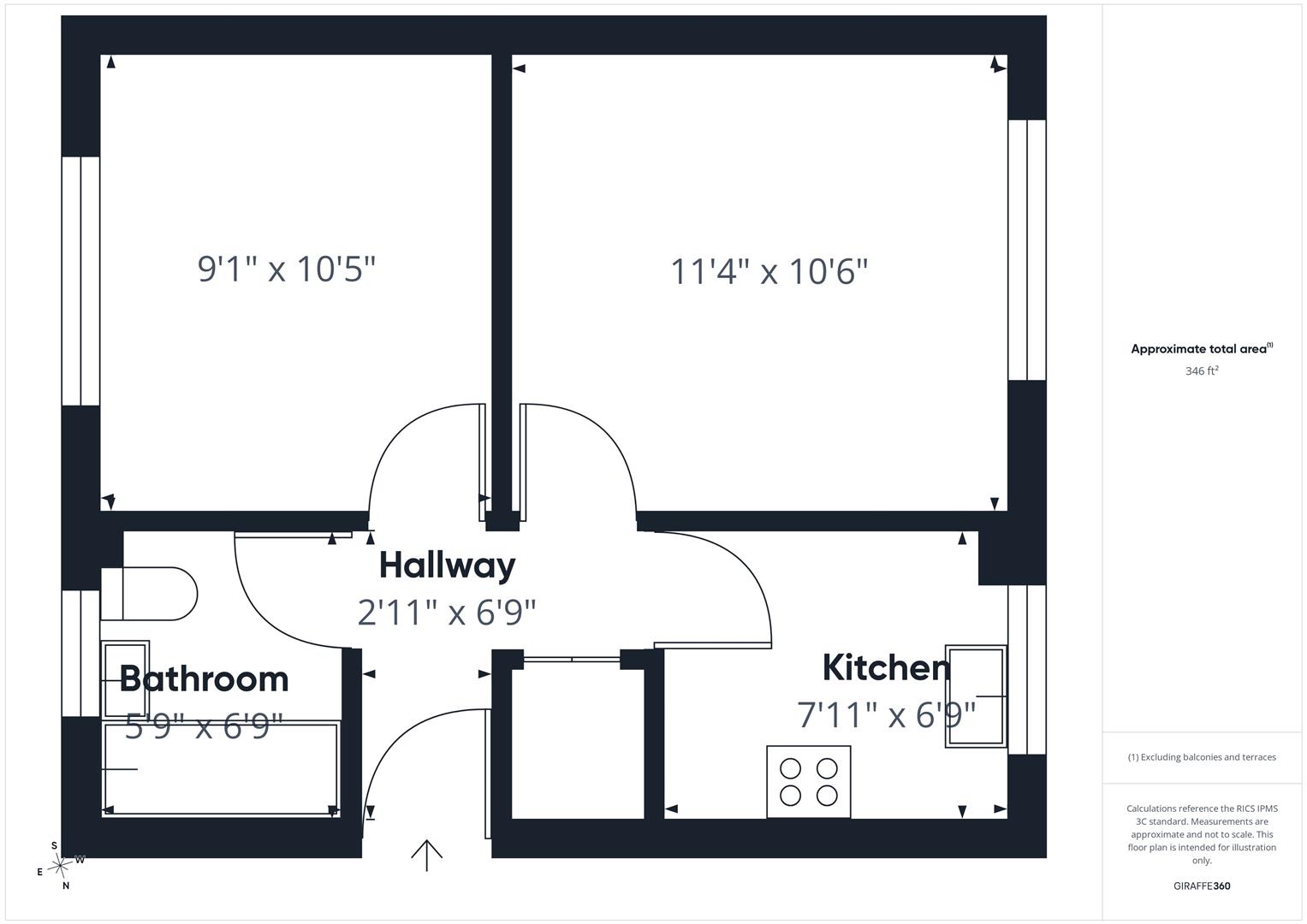 26 Knox Court, Old Road, Clacton floorplan