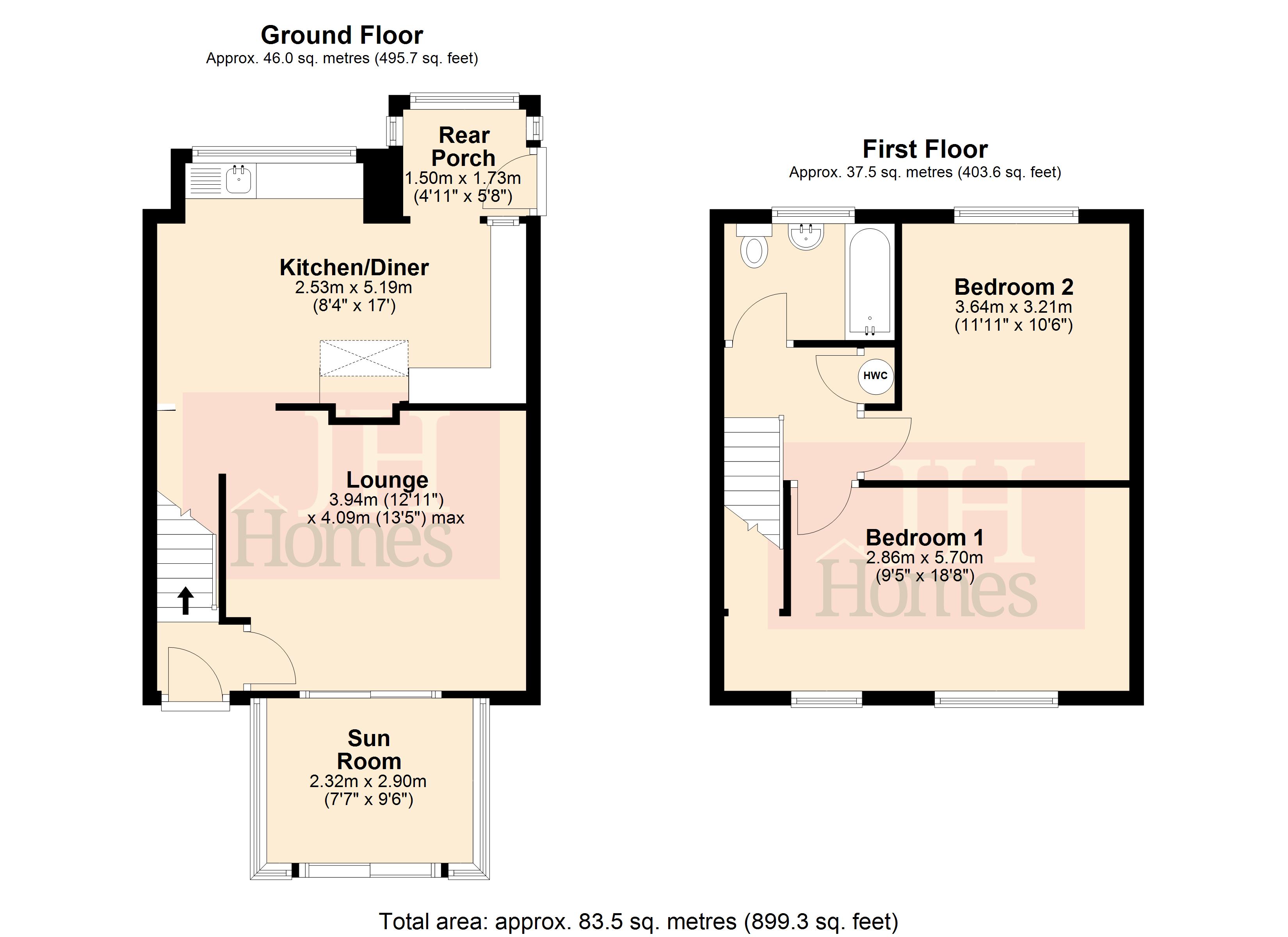 19, Windermere Close, Dalton-in-Furness floorplan
