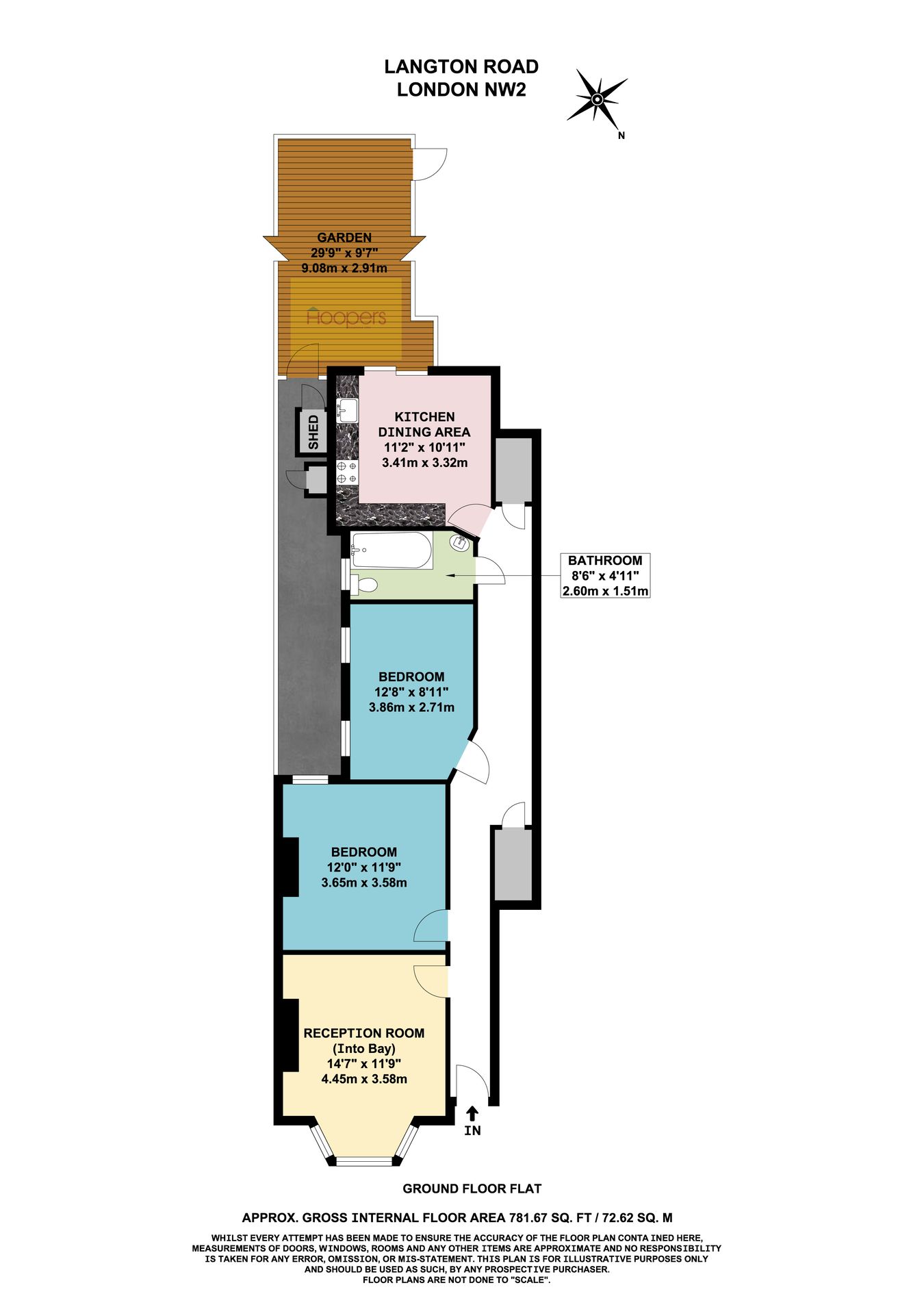 30, Langton Road, London floorplan