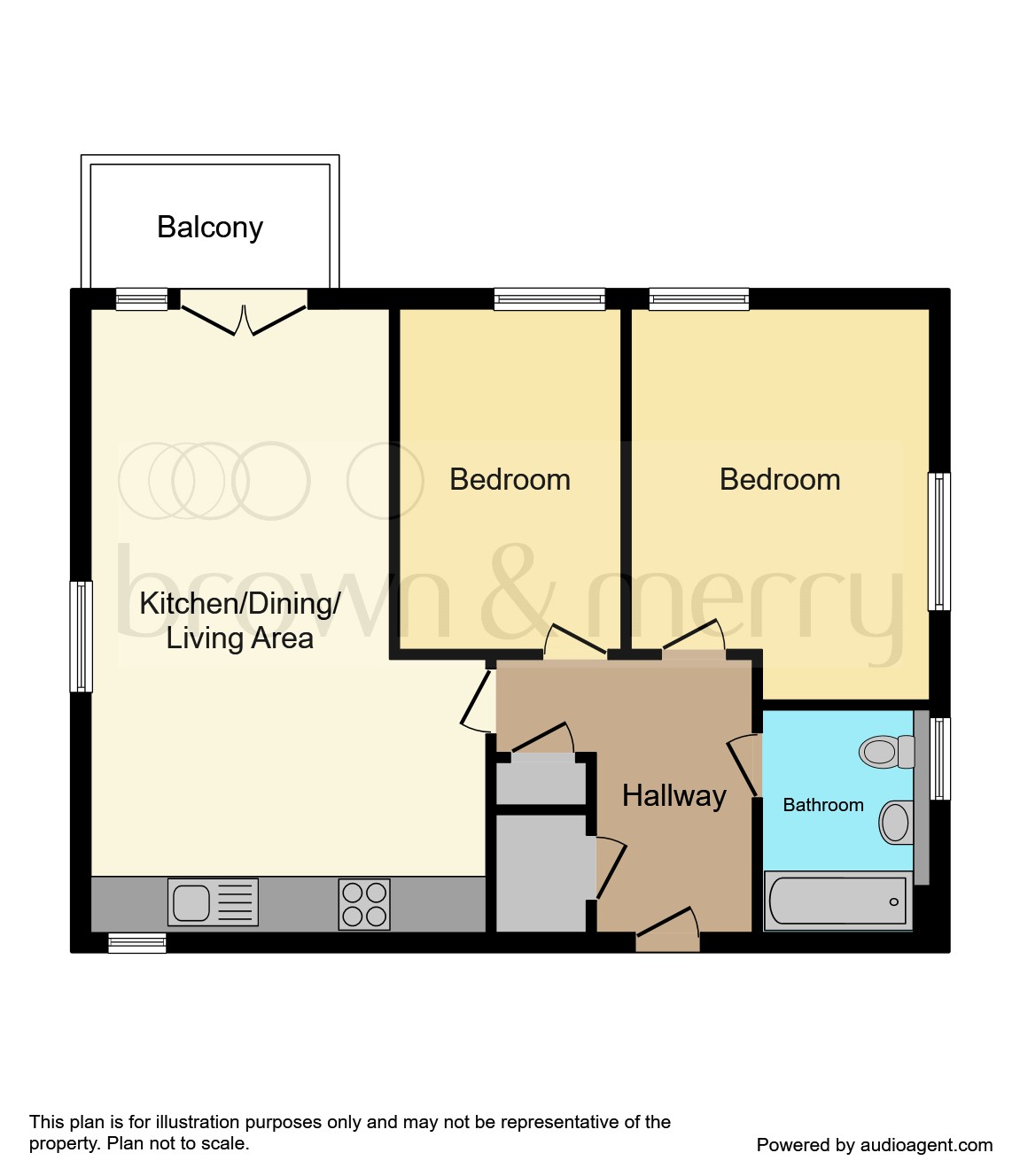 Burney Drive Glebe Farm Milton Keynes Mk17 2 Bedroom Flat For Sale