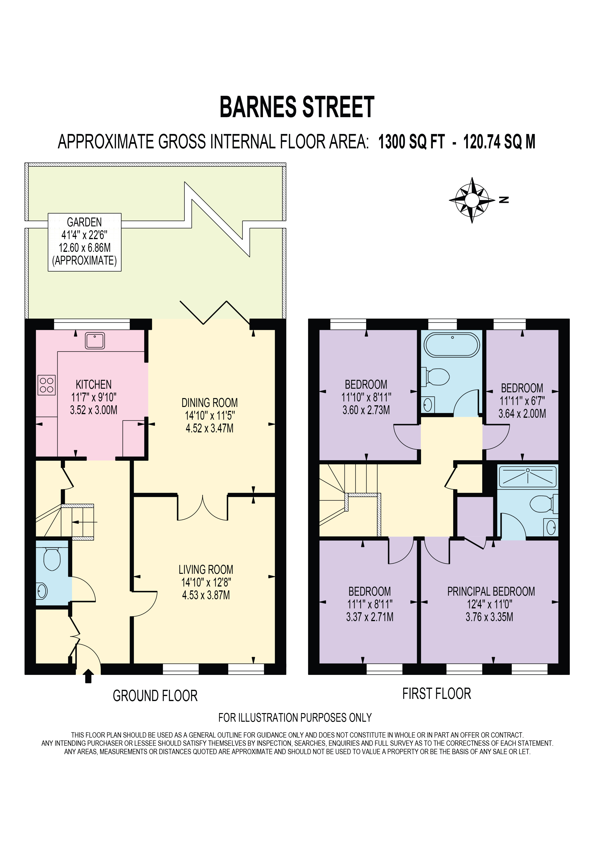 1, Barnes Street, London floorplan