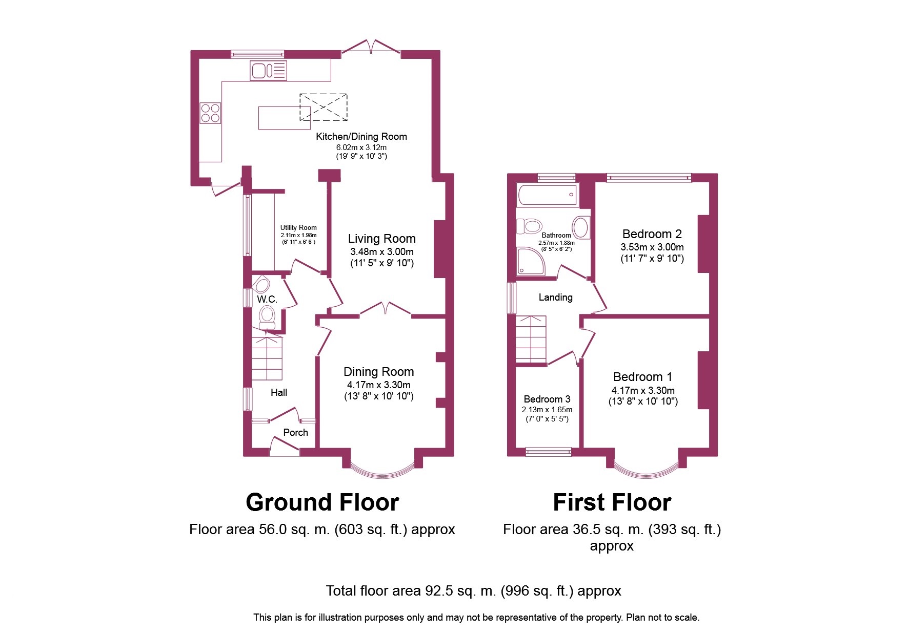 45, Crofton Avenue, Altrincham floorplan