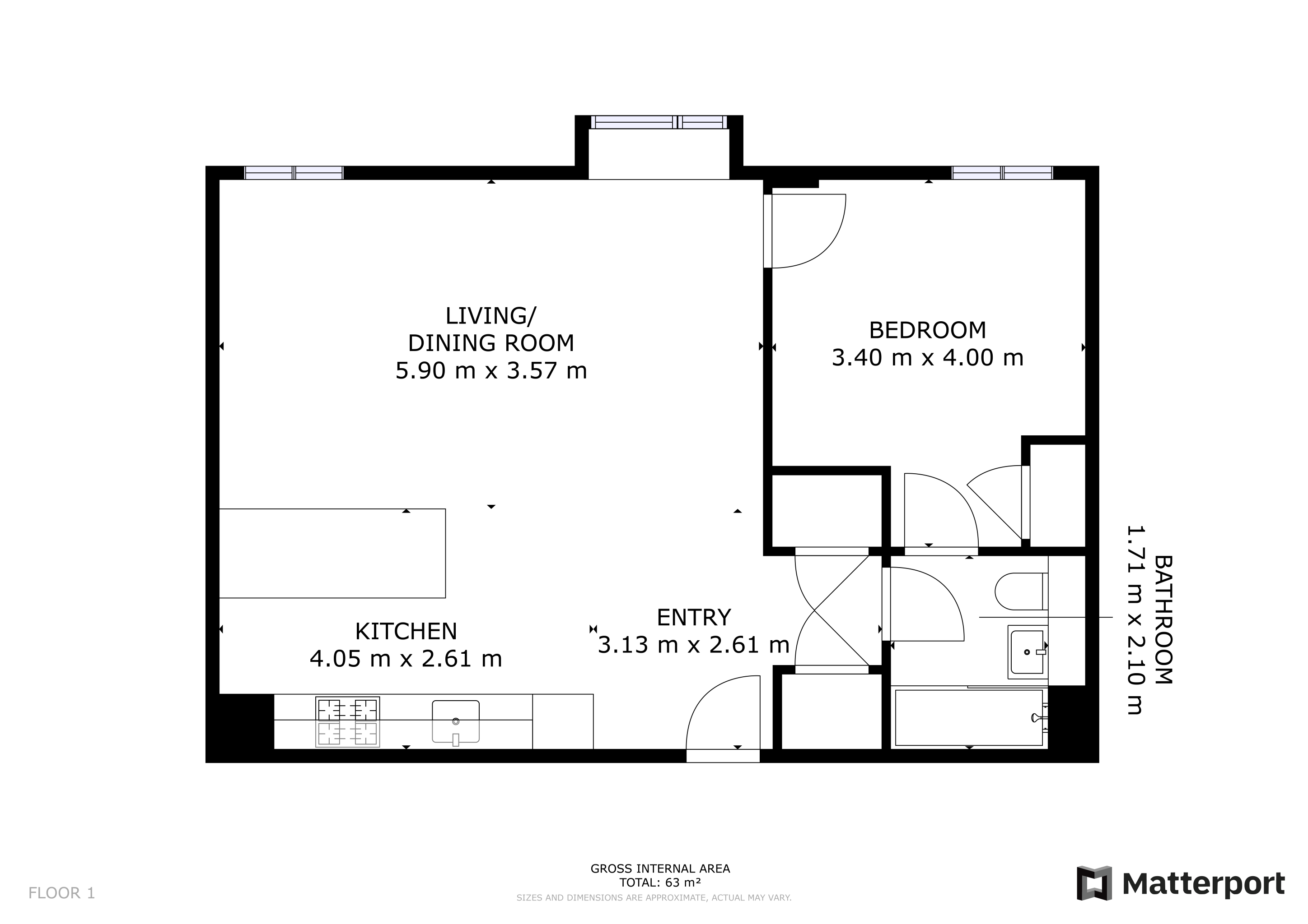 406, Local Crescent, Salford floorplan