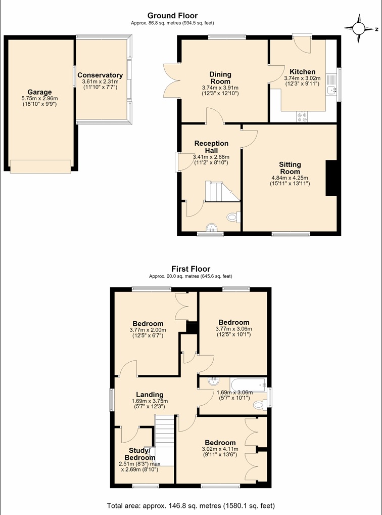 Willow Cottage, Upper Grove Common, Ross-on-Wye floorplan