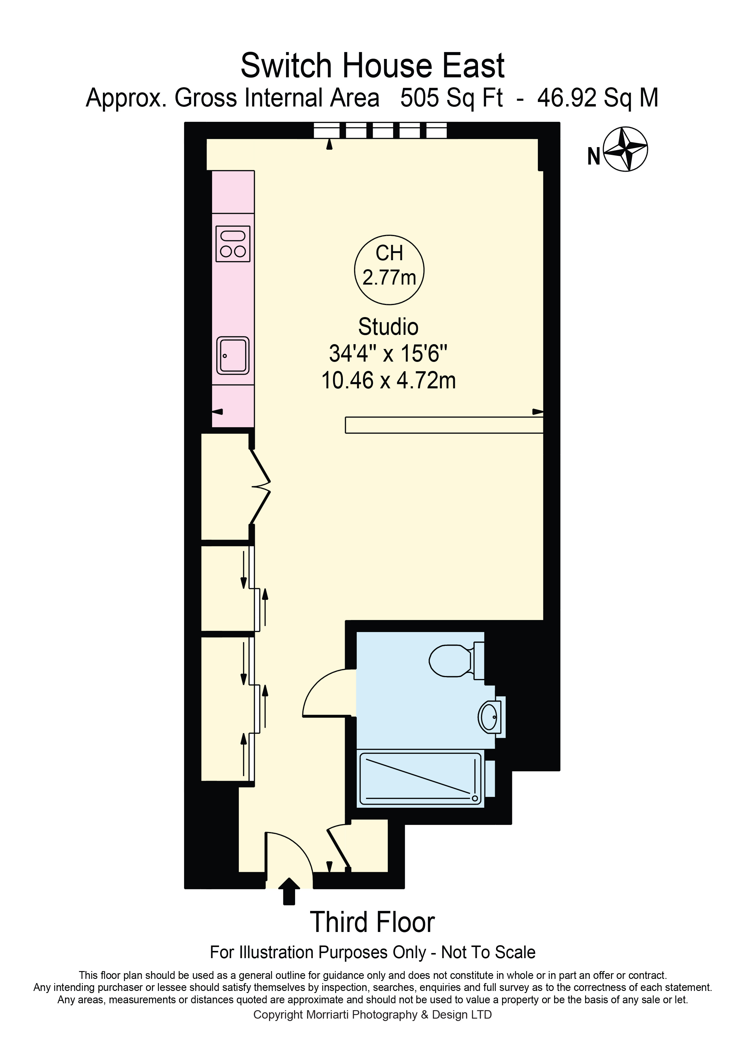 24 Switch House East, Circus Road East, London floorplan