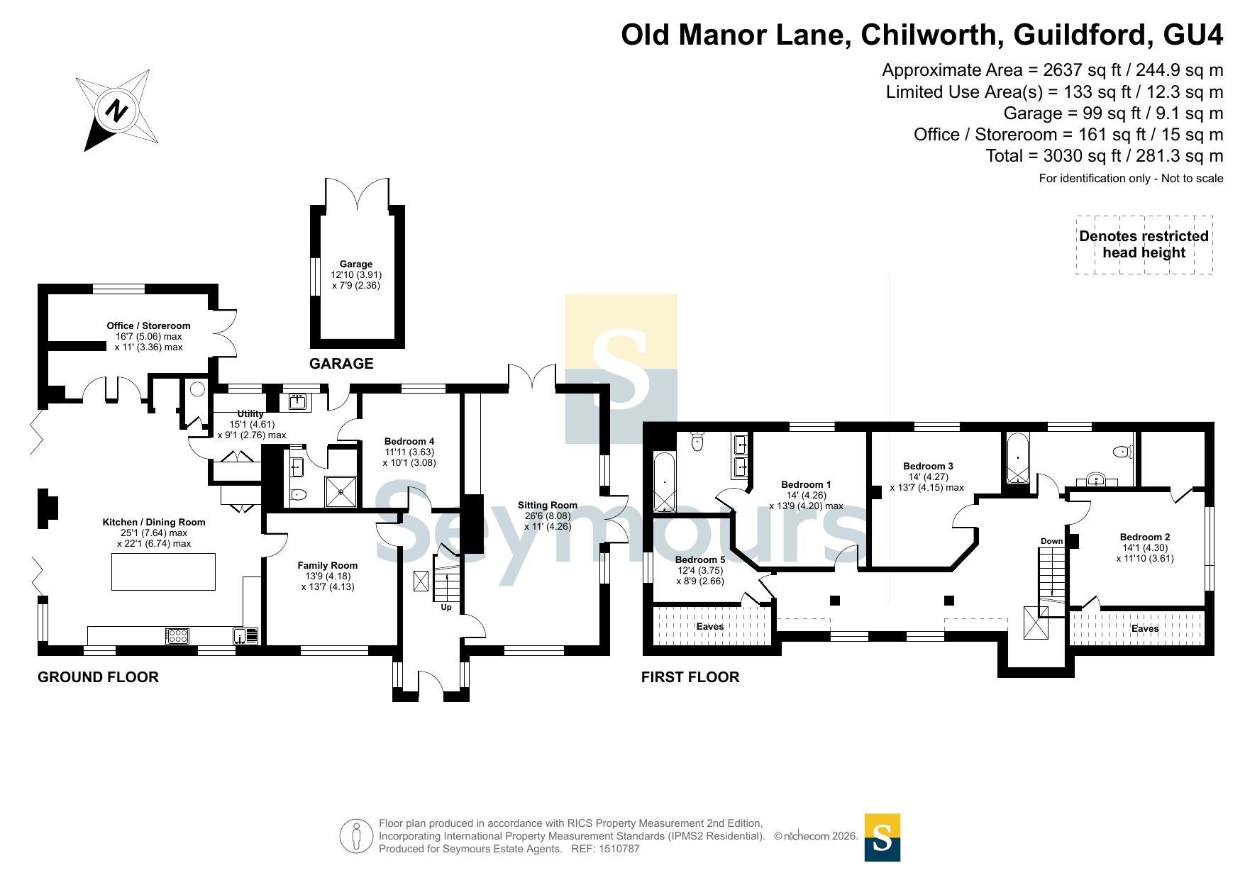 Cedar Ends,, Old Manor Lane, Guildford floorplan