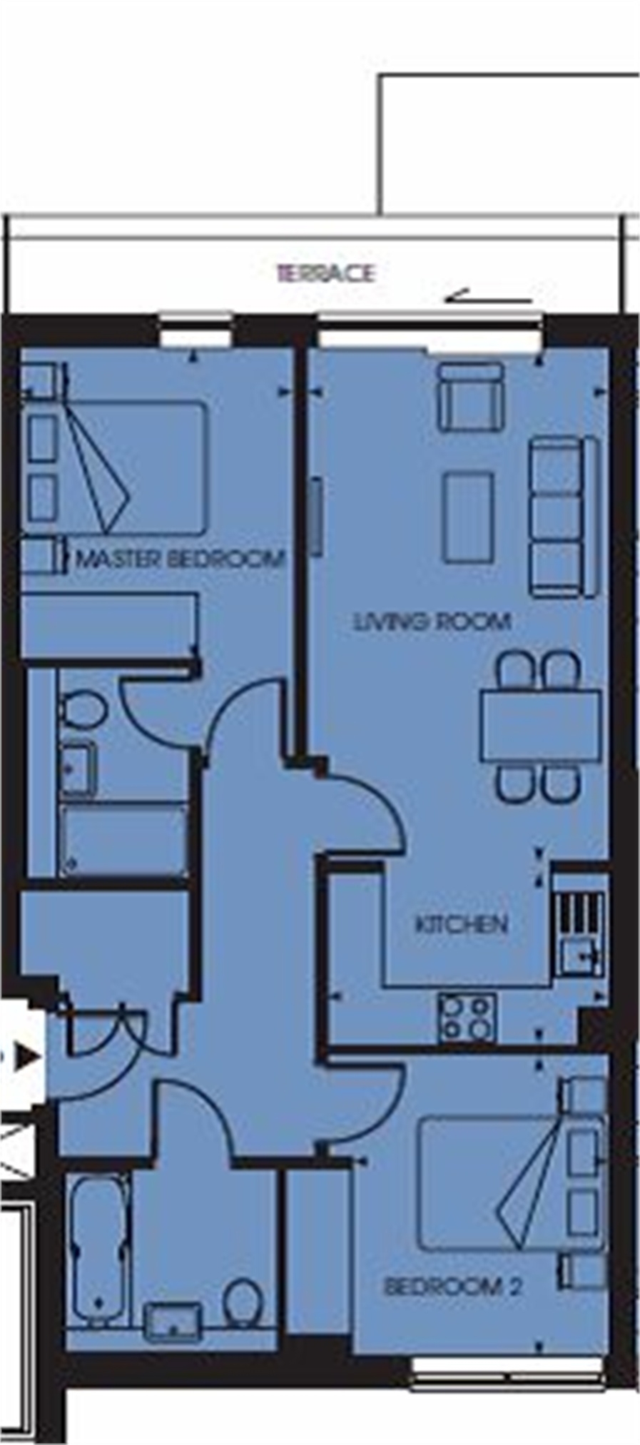 2 Bedrooms Flat to rent in Saffron Central Square, Croydon, Surrey CR0