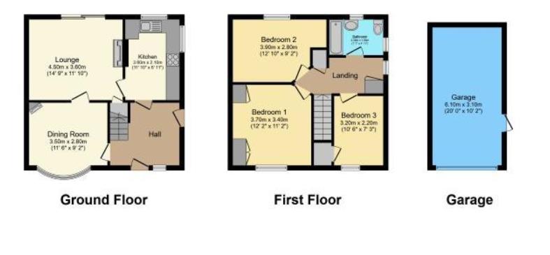 3 Bedrooms Semi-detached house to rent in Cavendish Close, Amersham HP6