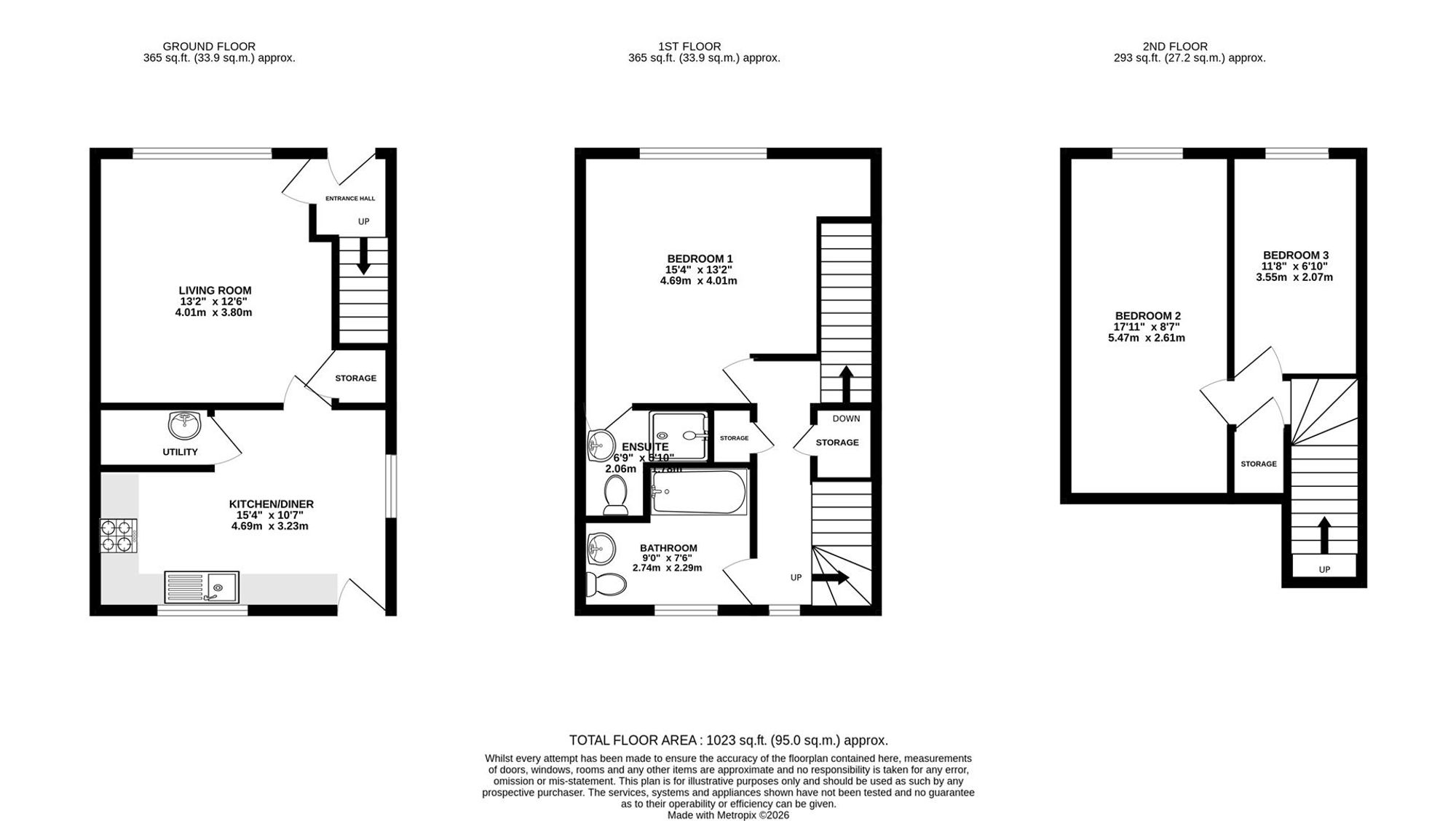 45a Creswell Road, Chesterfield floorplan