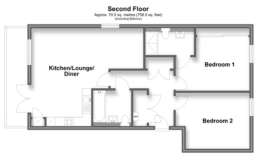 Amisse Drive, Snodland floorplan