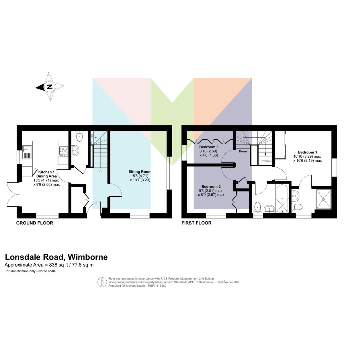67, Lonsdale Road, Wimborne floorplan