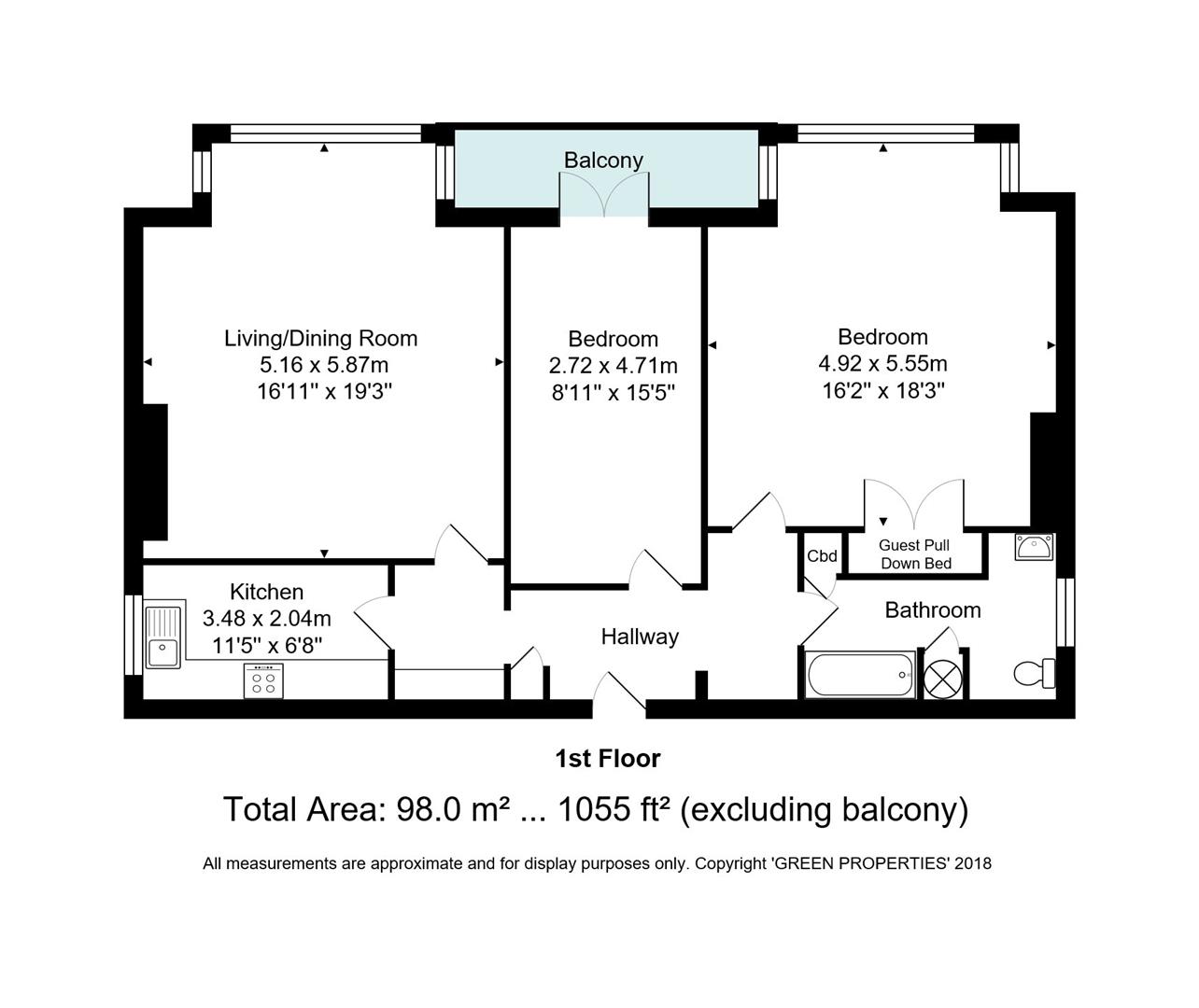 2 Bedrooms Flat for sale in Crown Close, Palmeira Avenue, Hove BN3