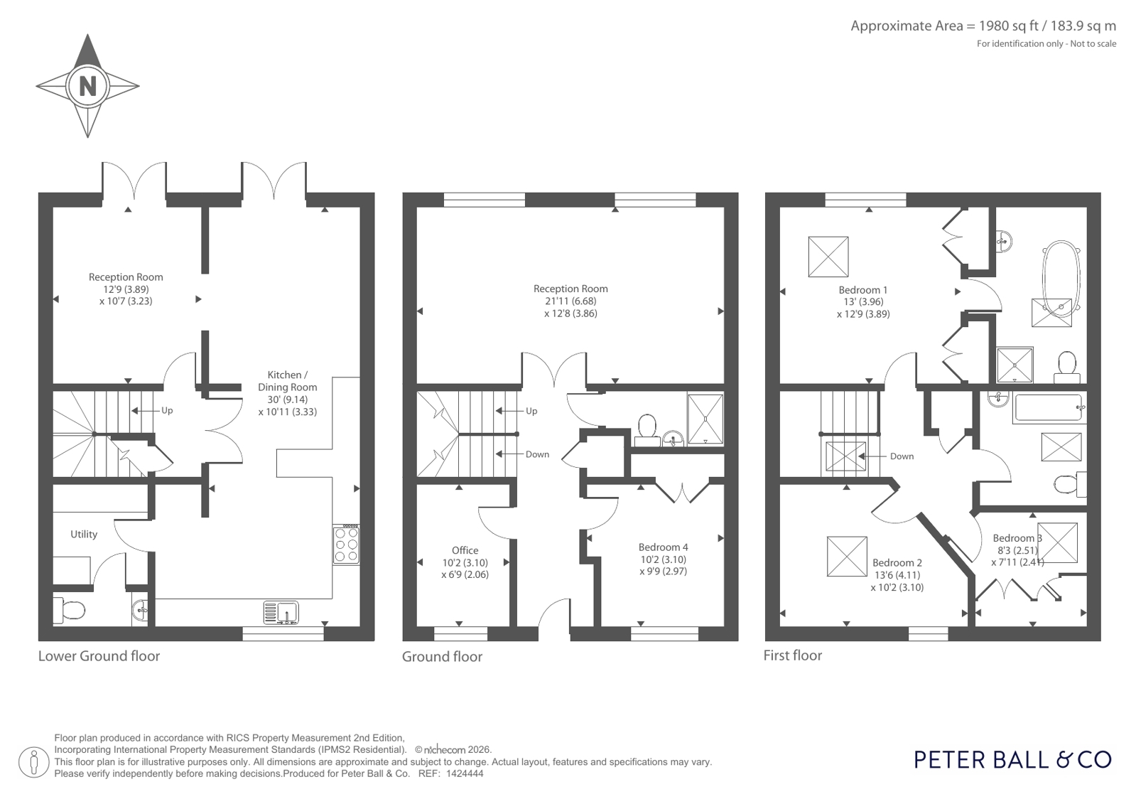 5 Little Ashley Court,, Ryeworth Road, Cheltenham floorplan