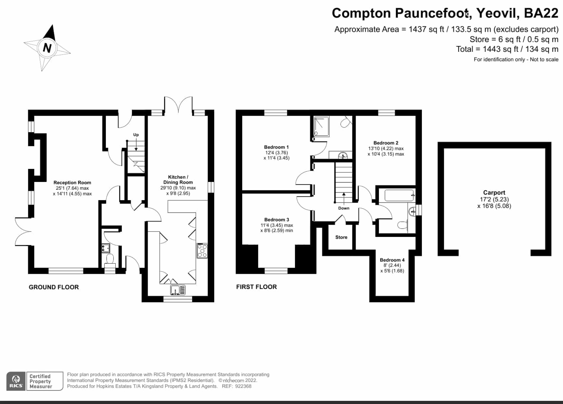 Nursery Cottage,, Compton Pauncefoot, Somerset floorplan