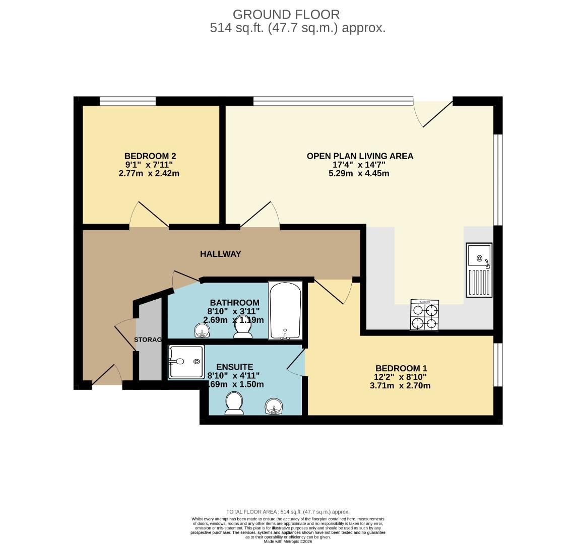 98 Napier Street, Sheffield floorplan