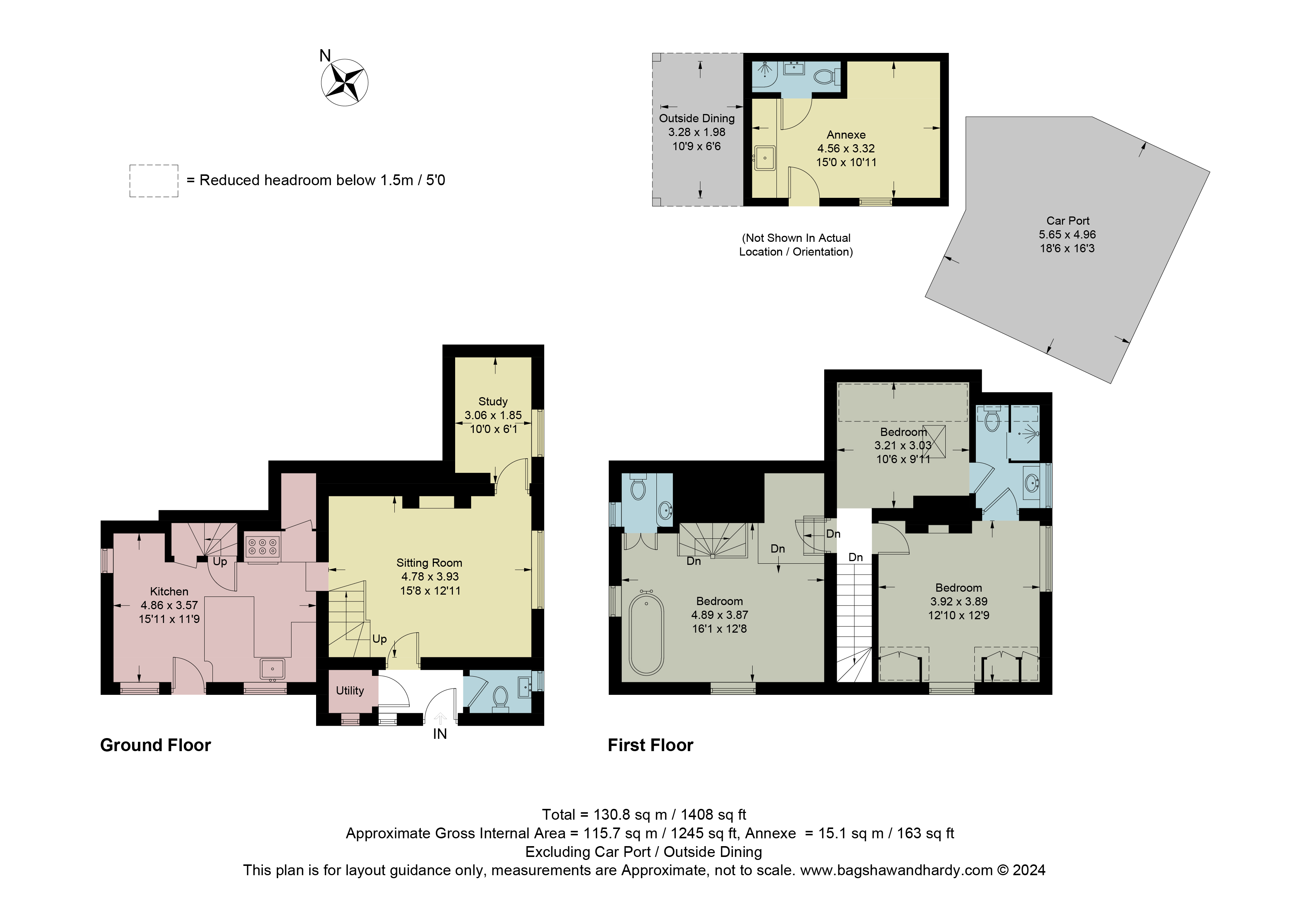 Ivy Cottage,, Horsham Road, Dorking floorplan
