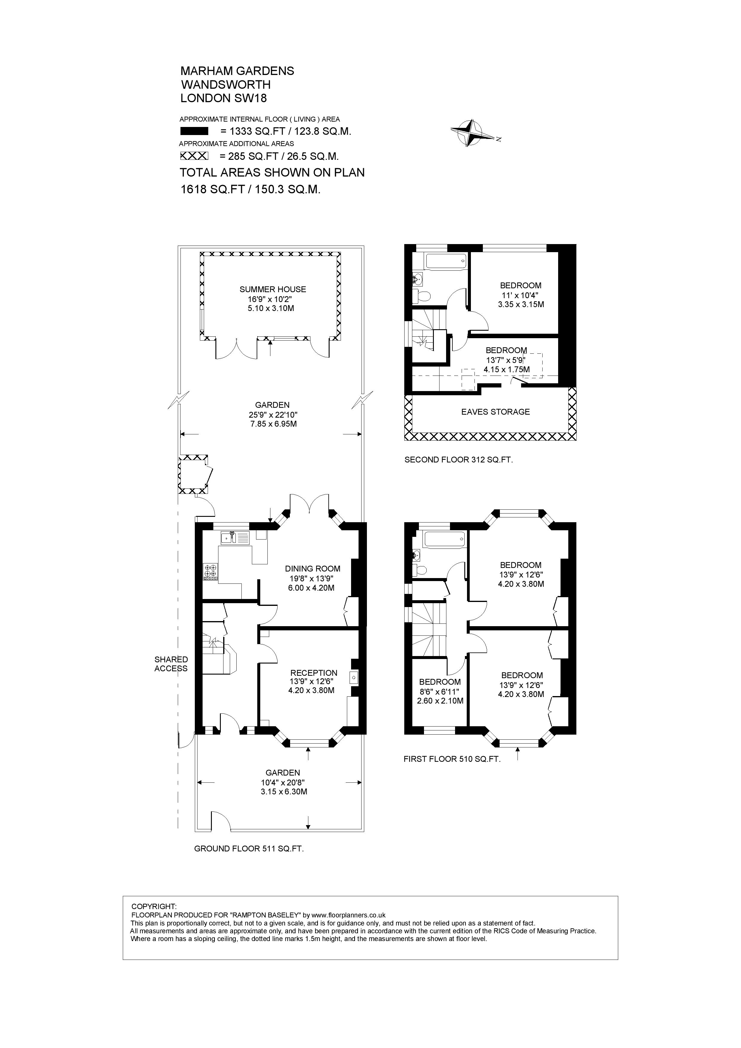 7, Marham Gardens, London floorplan