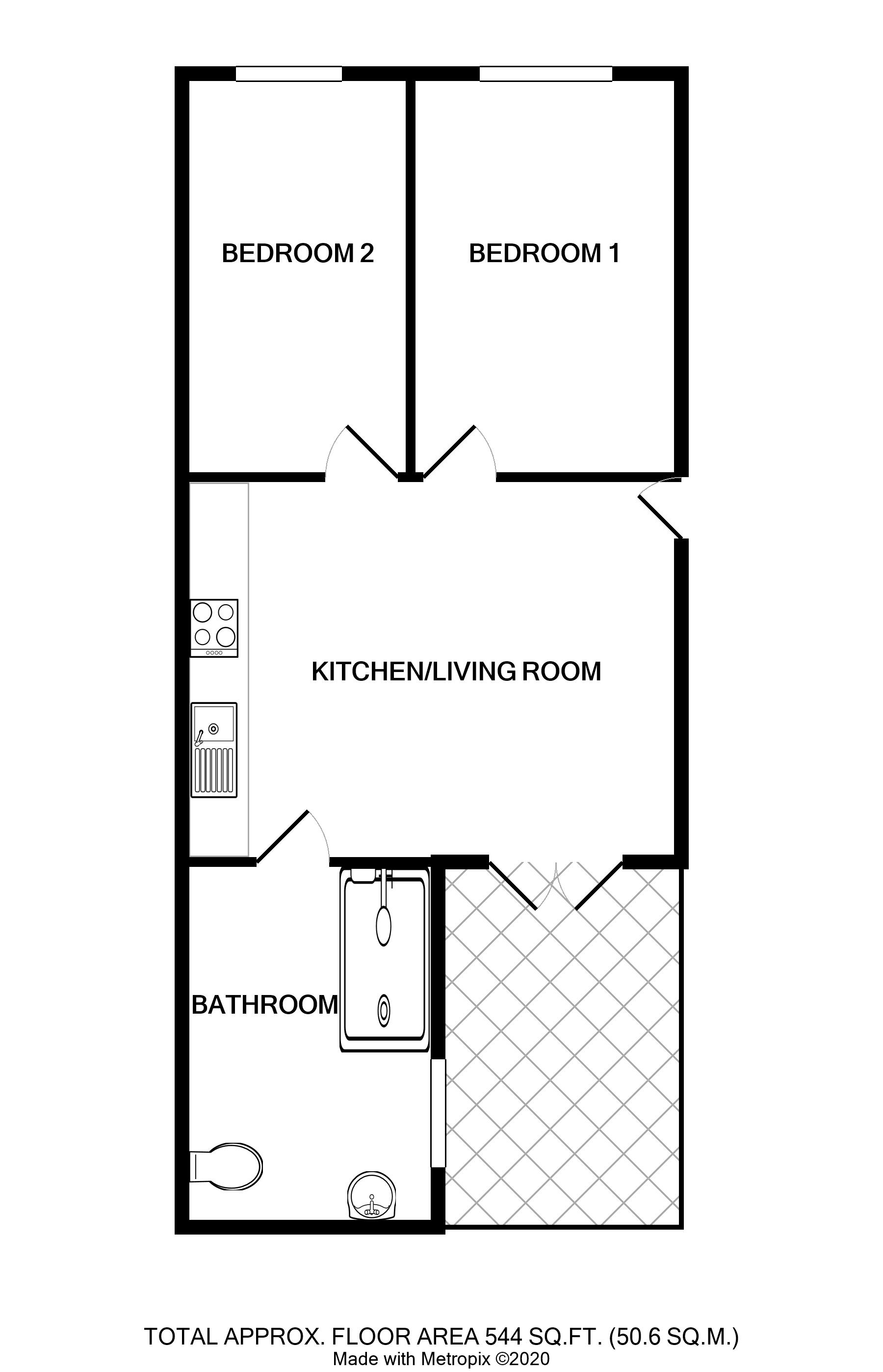 Gloucester Road, Bristol floorplan