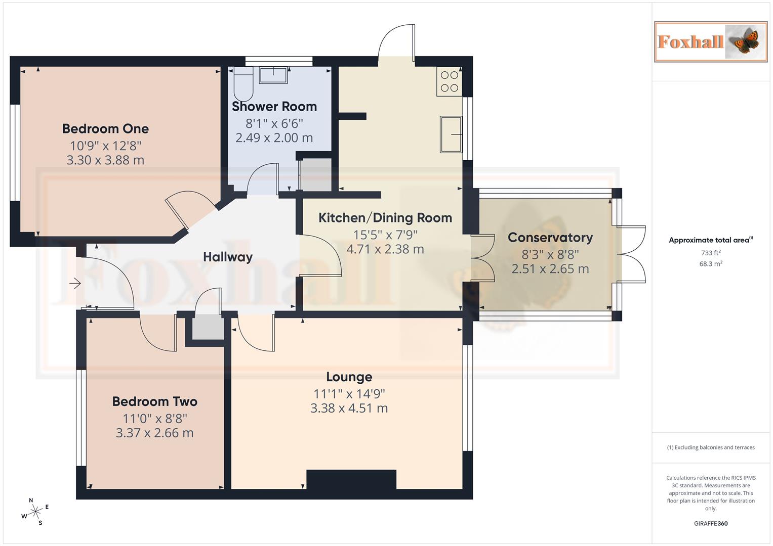 12, Rye Close, Ipswich floorplan