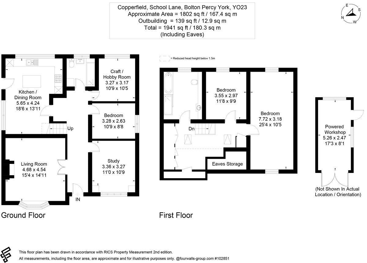 Copperfields,, School Lane, York floorplan