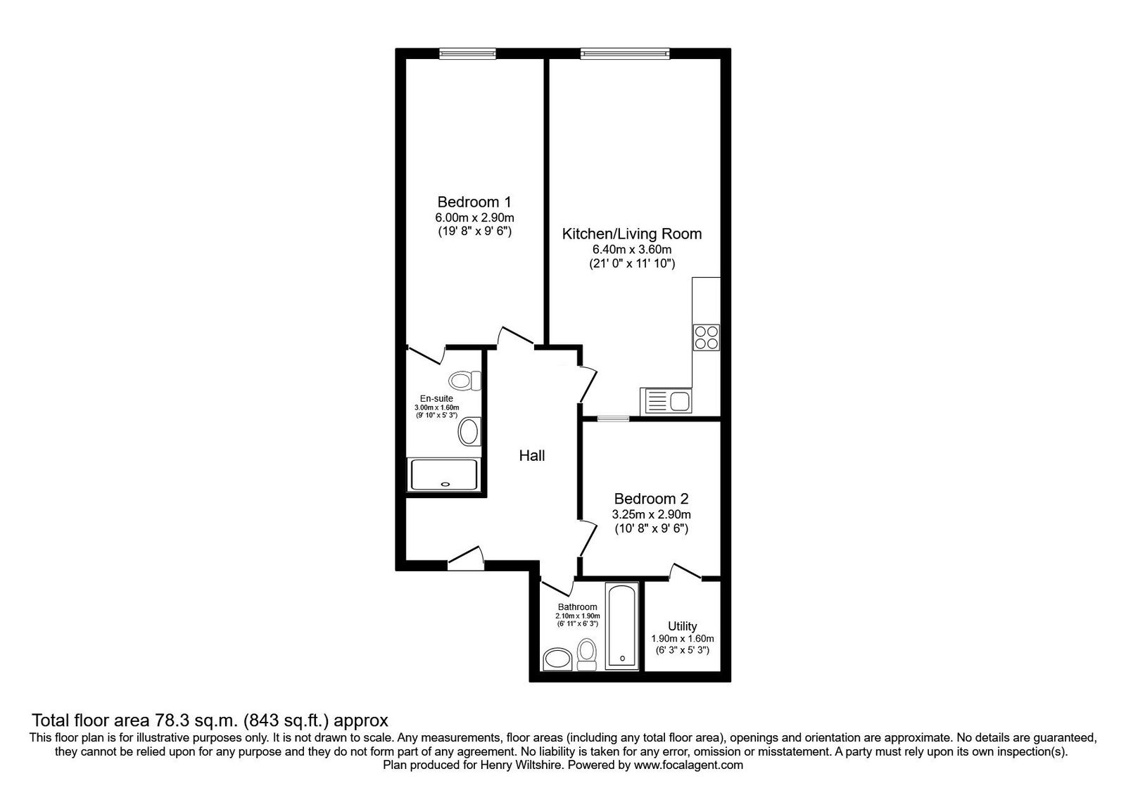 302 Spinning Mill, Lower Vickers Street, Manchester floorplan