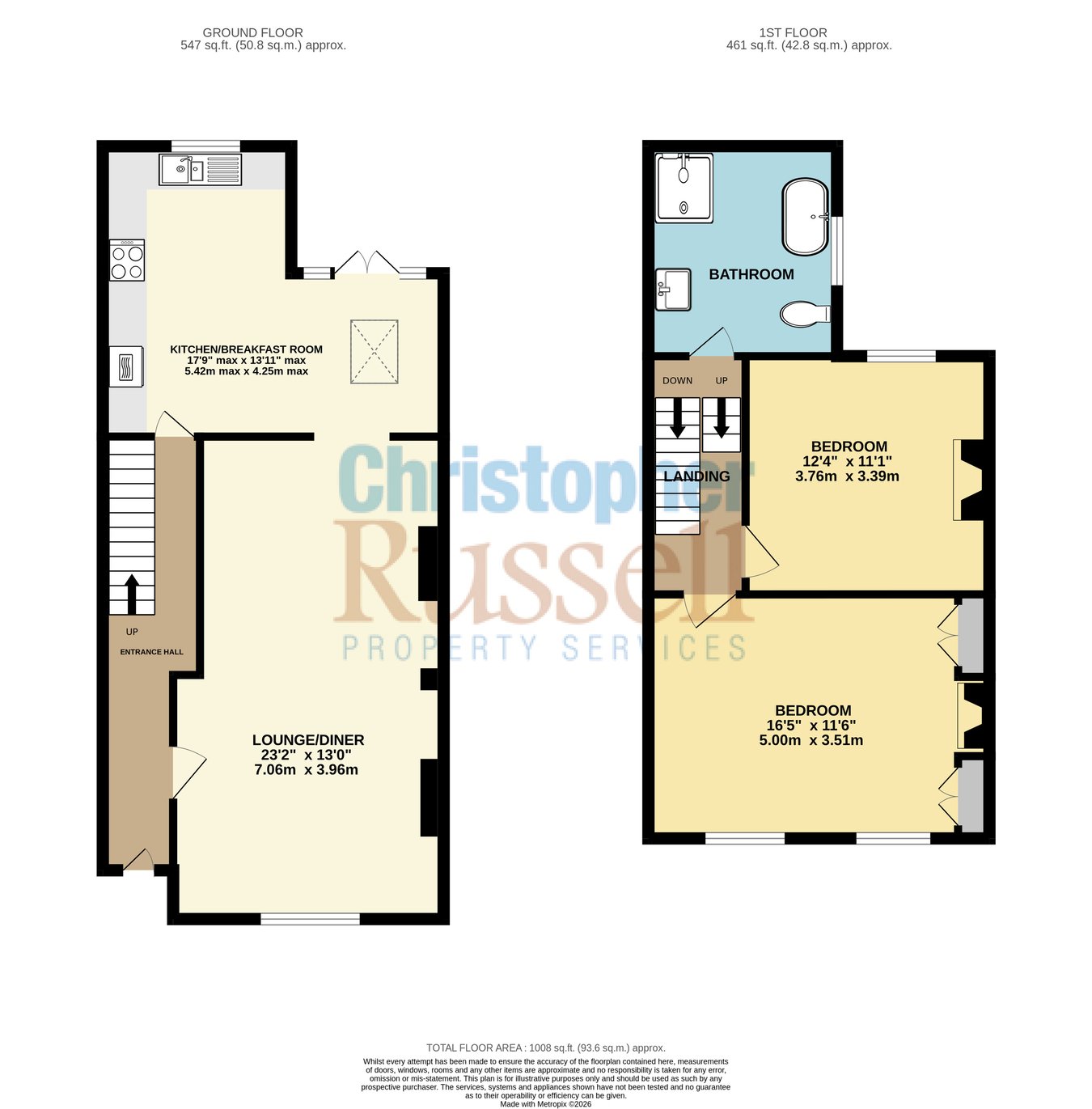 45, Days Lane, Sidcup floorplan