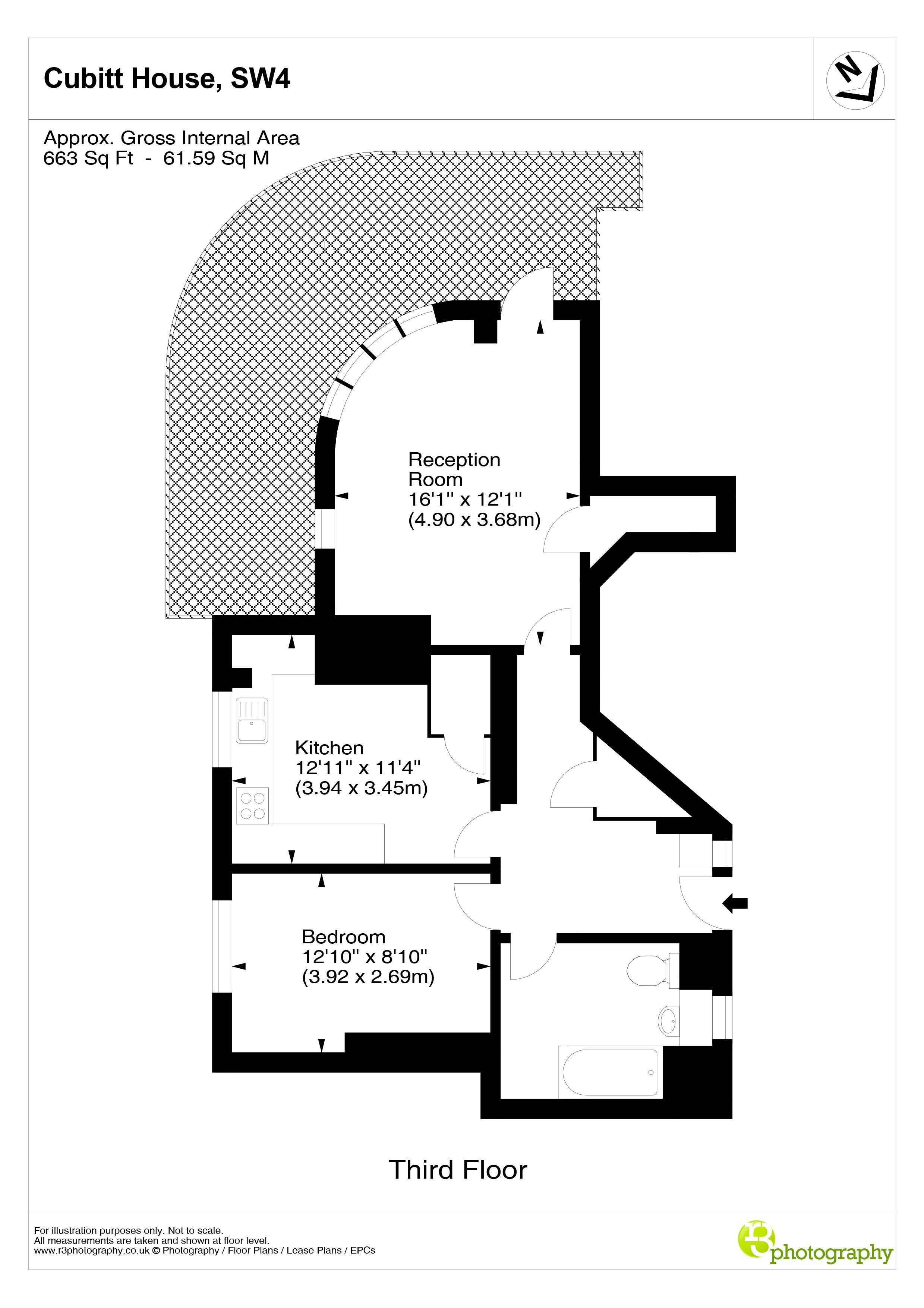 1 Bedrooms Flat for sale in Oaklands Estate, London SW4