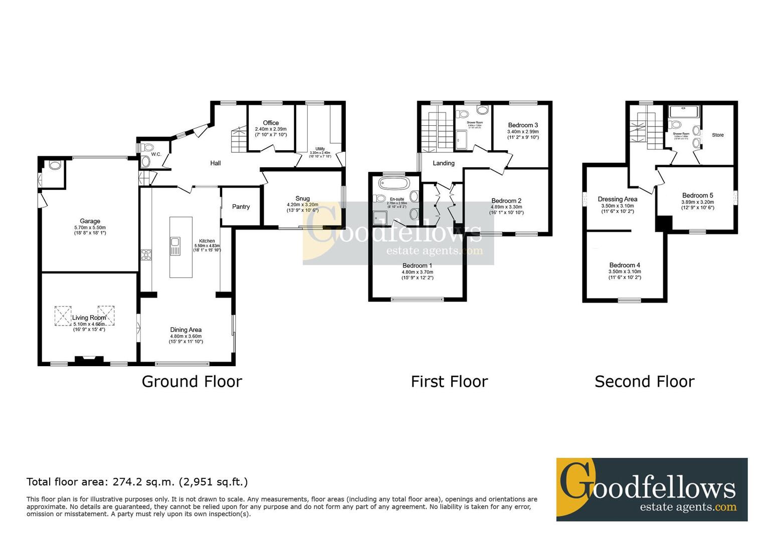 29, Willow Way, Ponteland floorplan