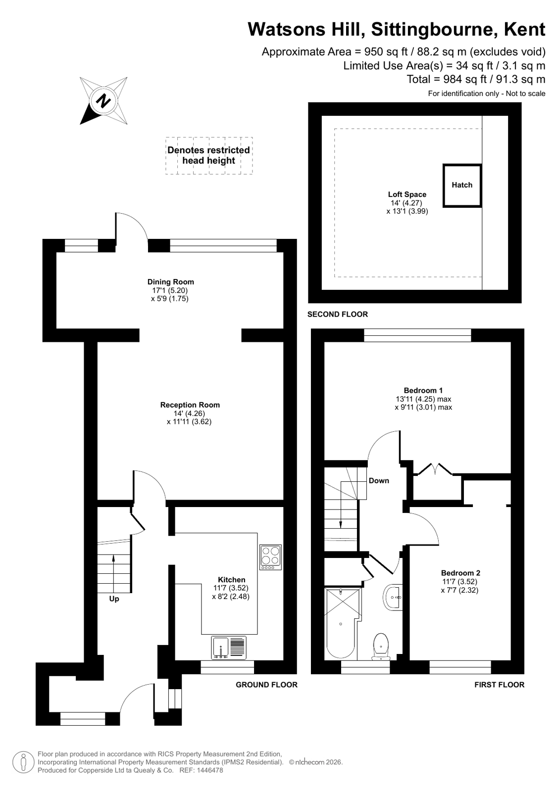 44, Watsons Hill, Kent floorplan