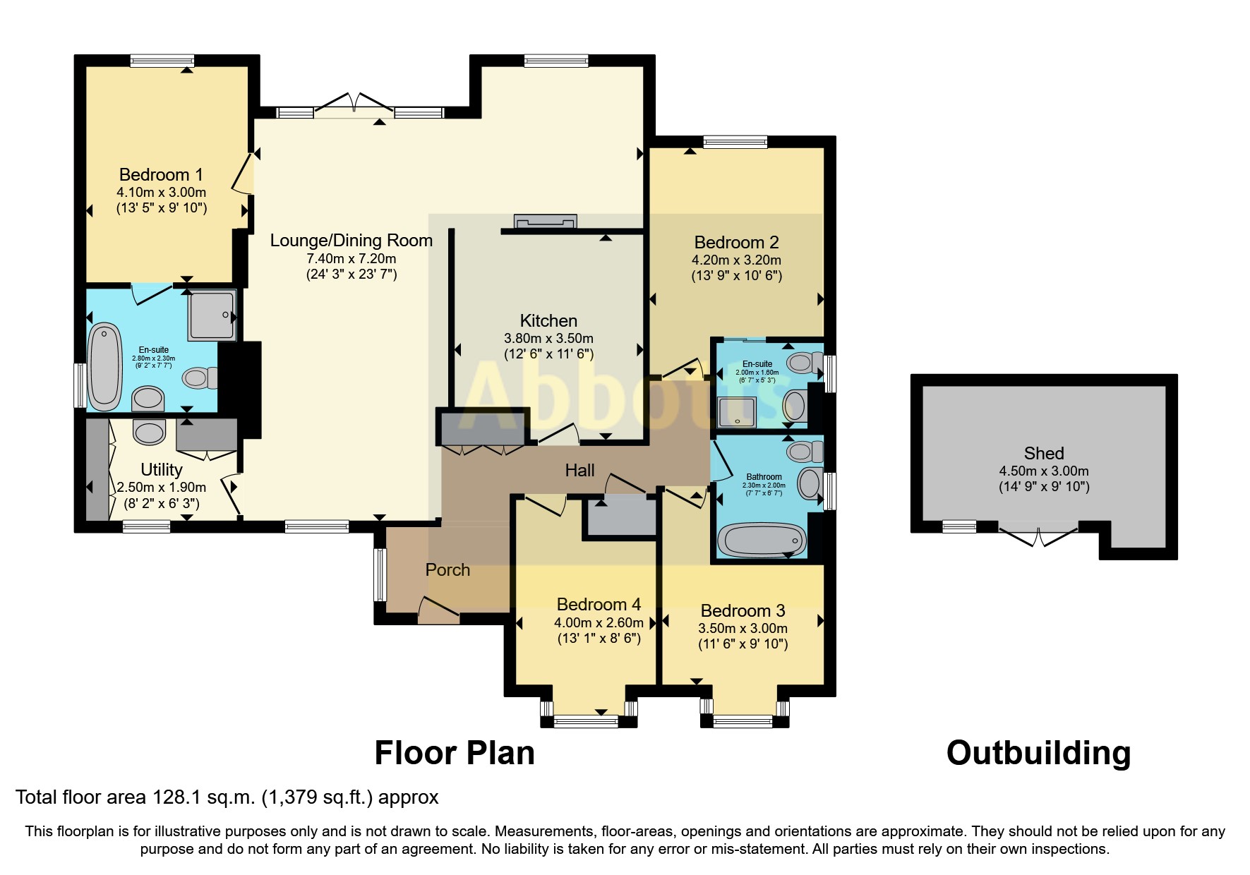 Chestnut Way, Mepal, Ely, Cambridgeshire CB6, 4 bedroom bungalow for