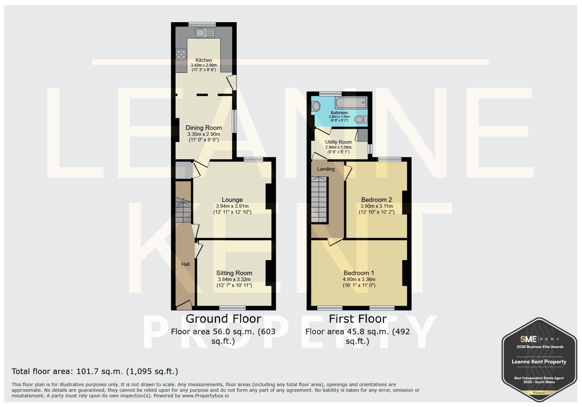 5 Forge Road, Caerphilly floorplan