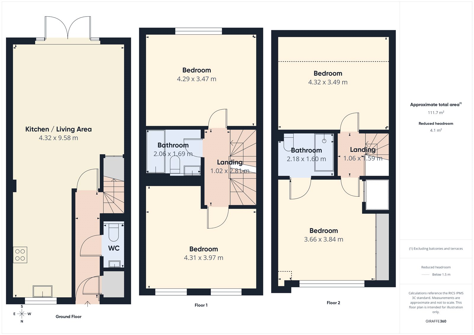 3, Harrys Court, Bristol floorplan