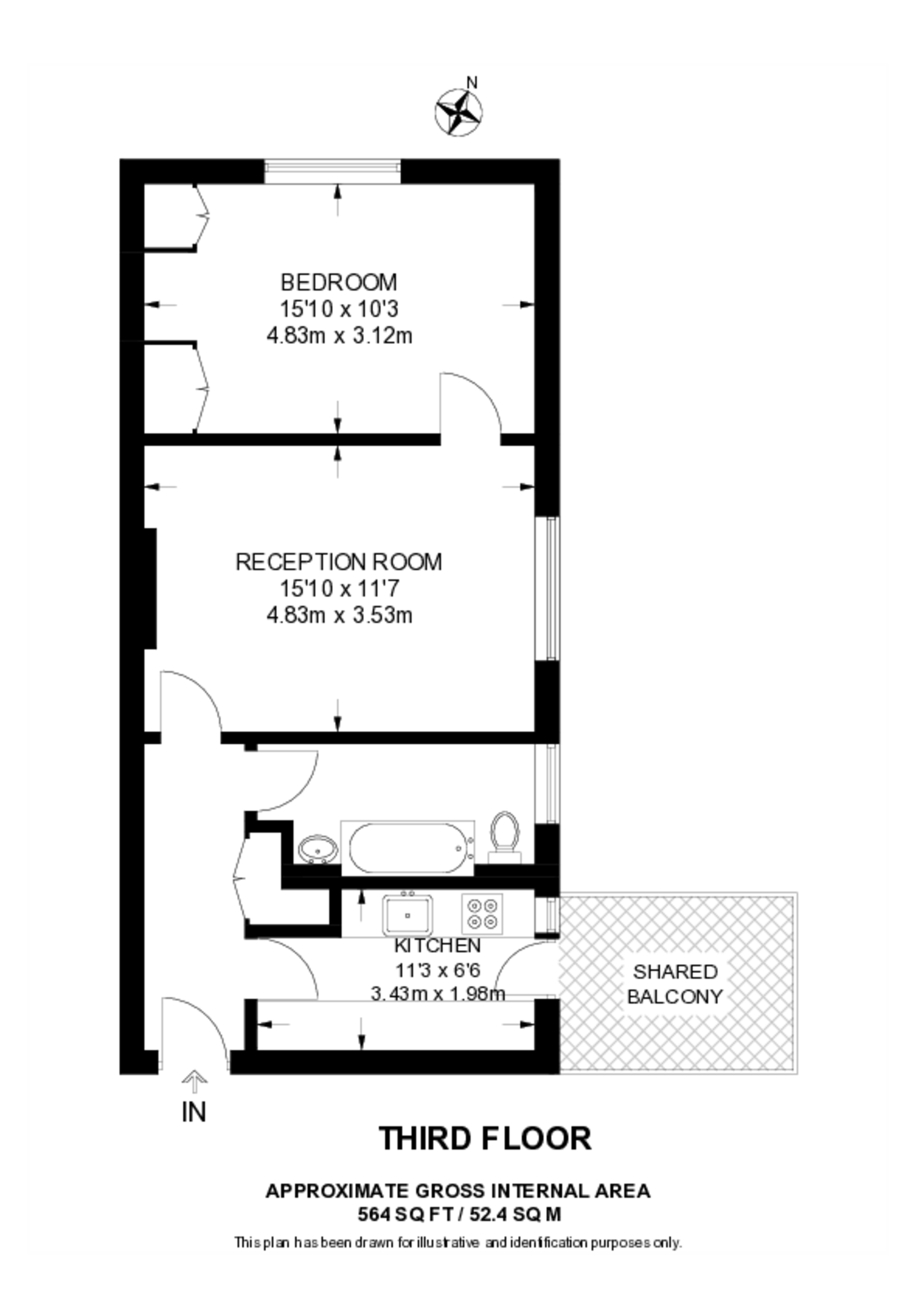 Keswick Road, Putney floorplan