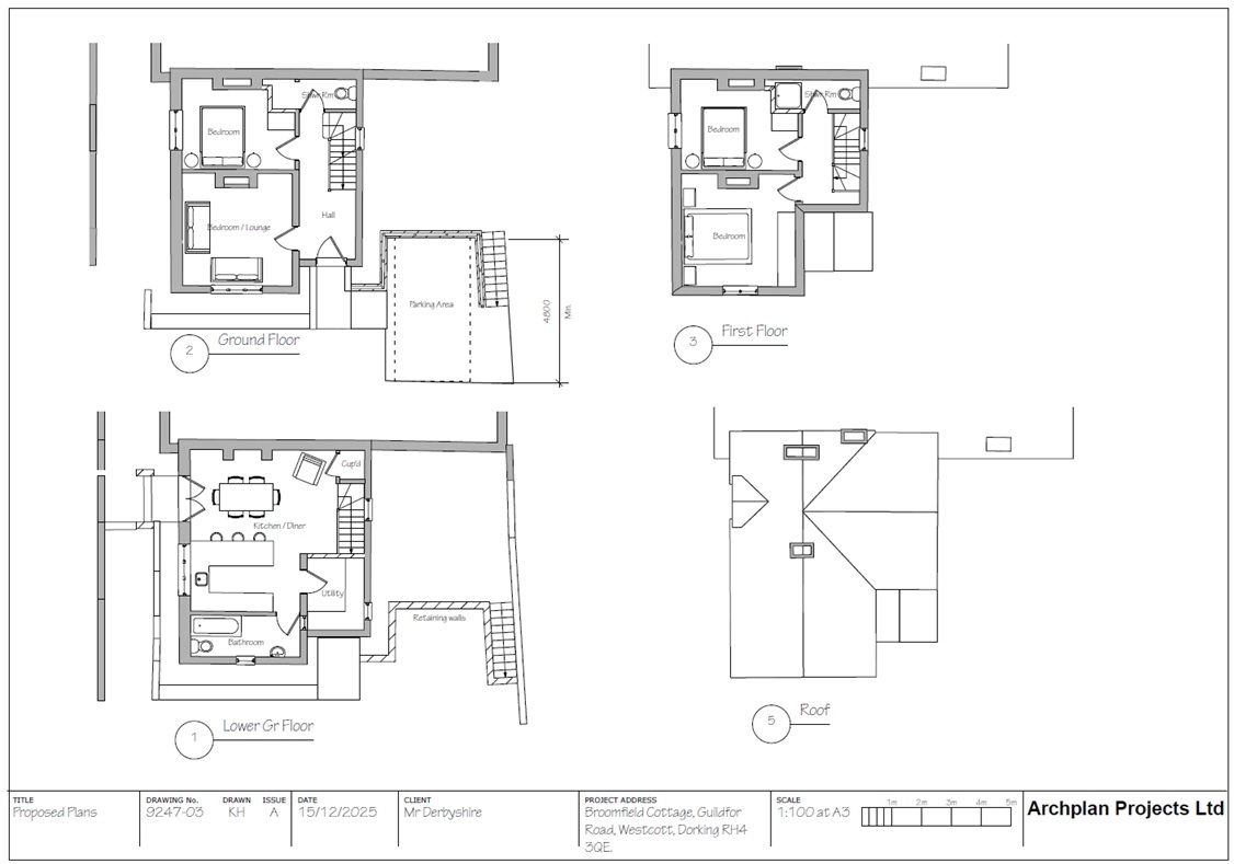 Broomfield Cottage, Guildford Road, Dorking floorplan