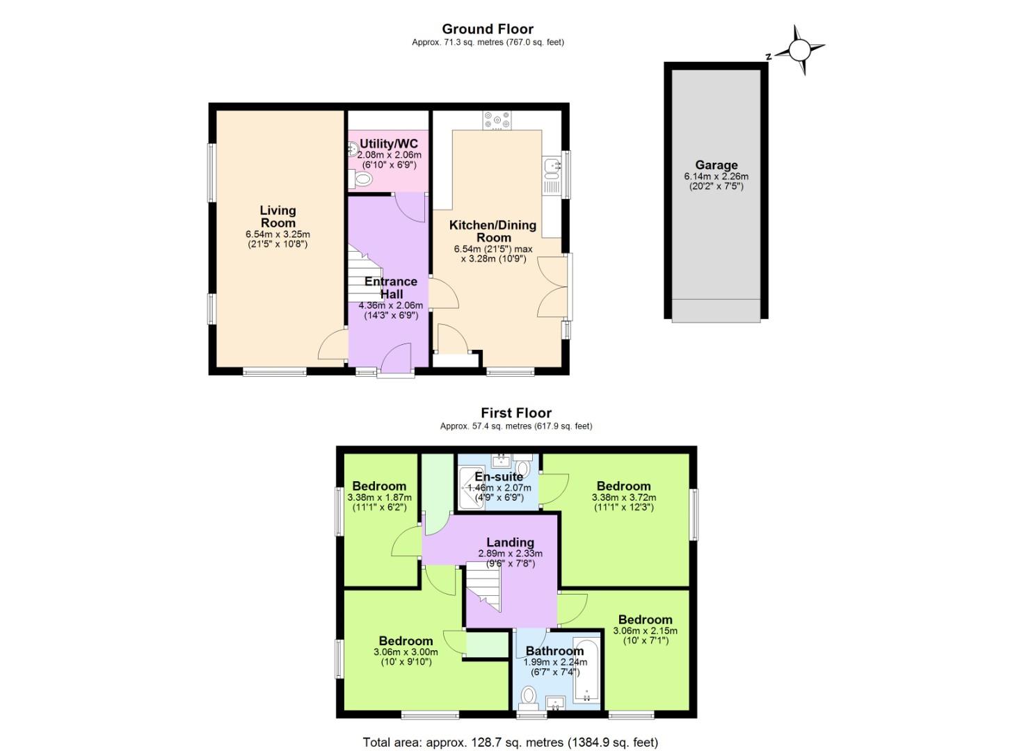 1, Poppy Lane, Swadlincote floorplan